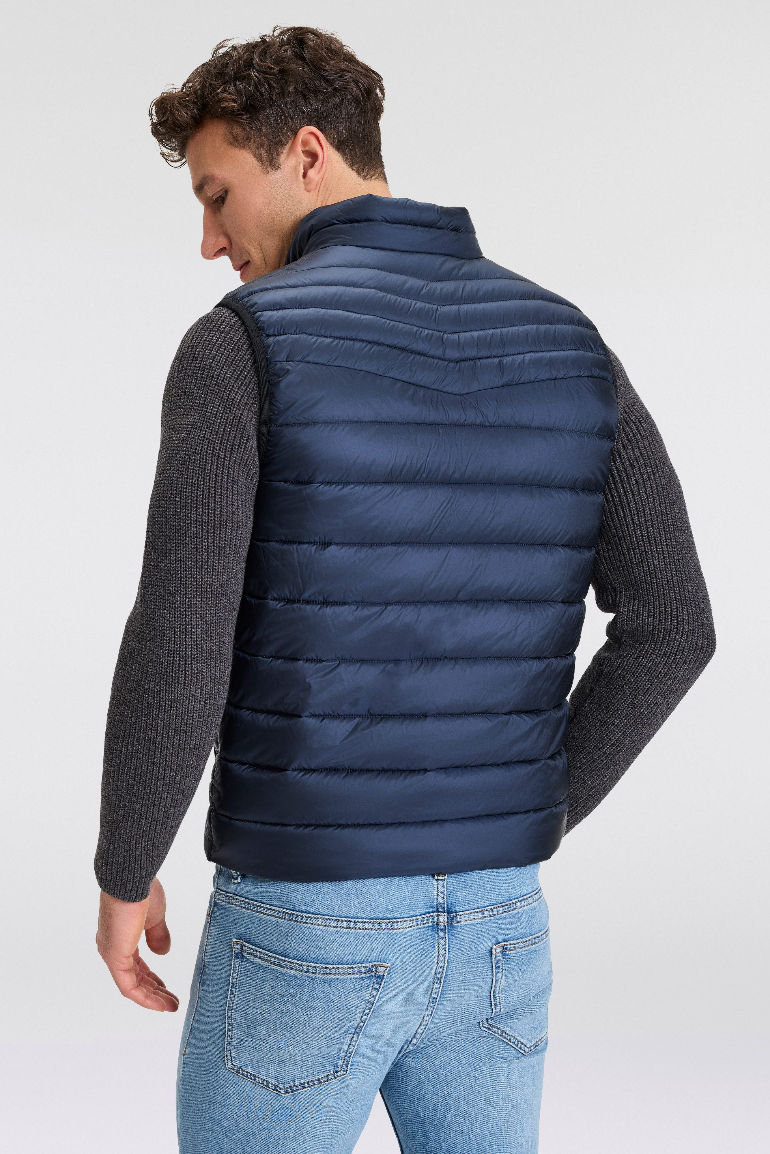 Boss Orange Outdoorjack Odeno1 met doorlopende quilting