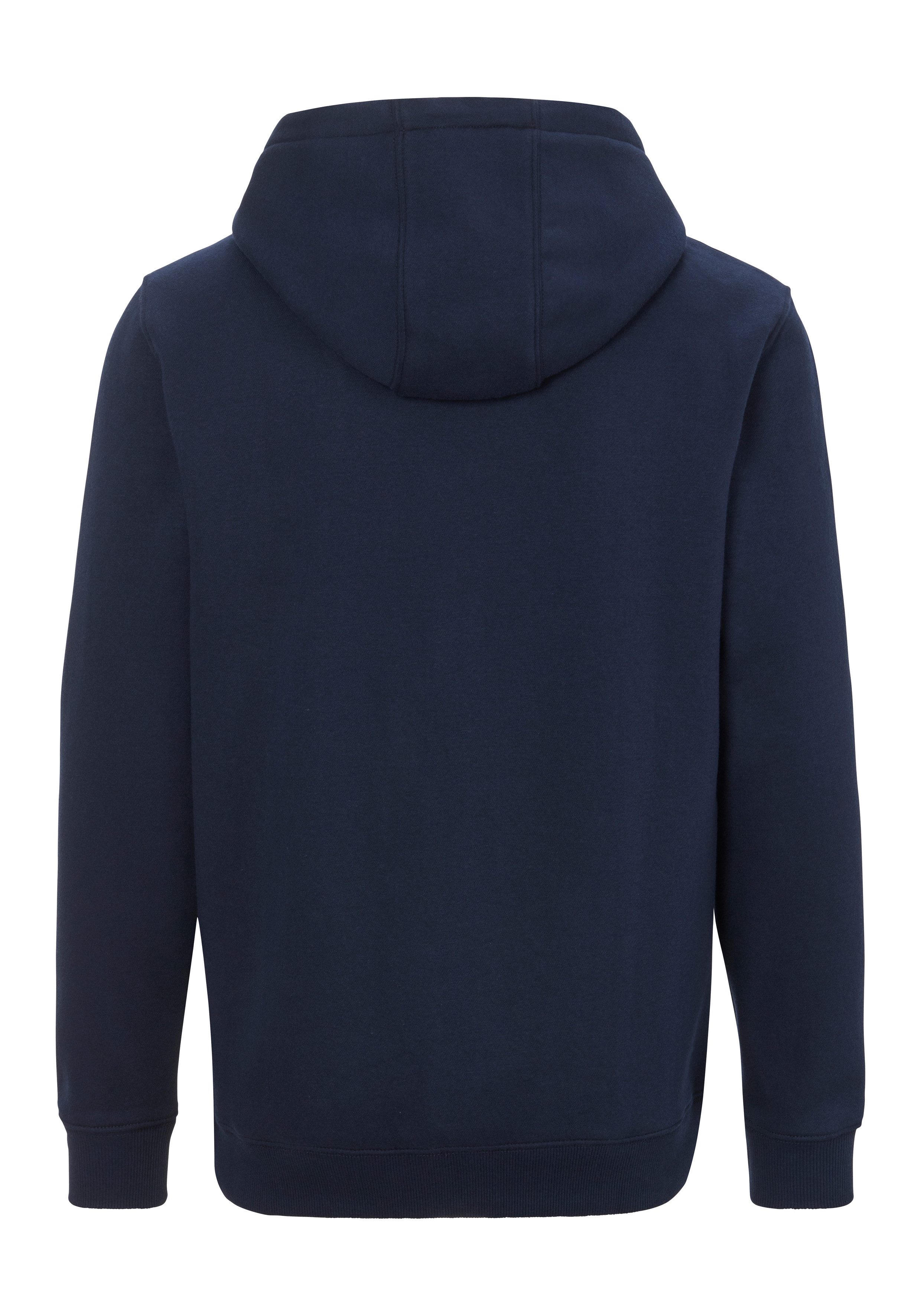 TOMMY JEANS Sweatshirt TJM REG S FLAG ZIP FLEECE THRU met geborduurd merklogo op borsthoogte
