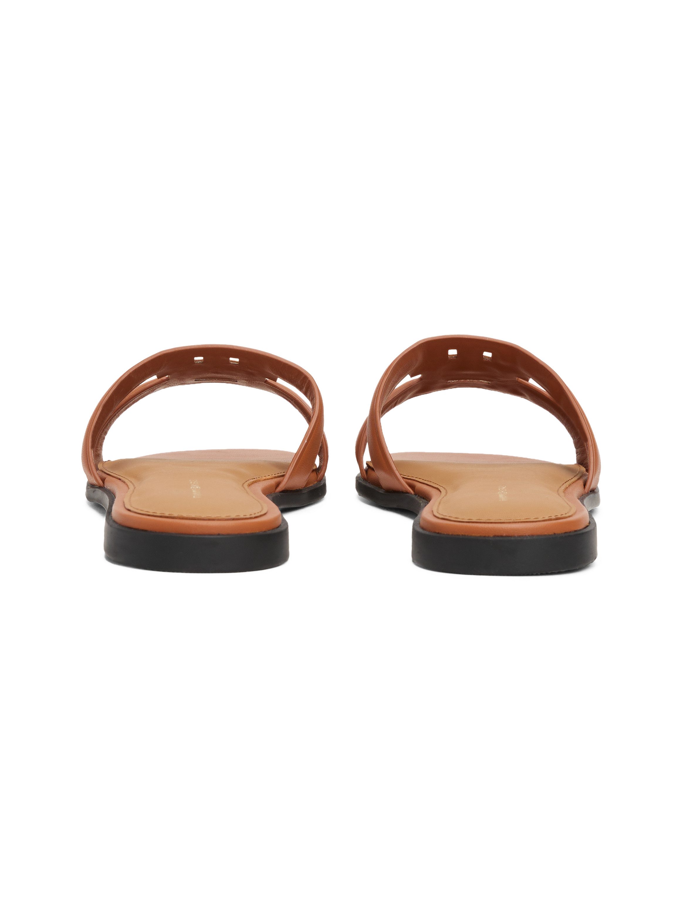 Tommy Hilfiger Slippers TH LOGO STRAP MULE , comfortabele schoen, zomerschoen, flats met th-logo