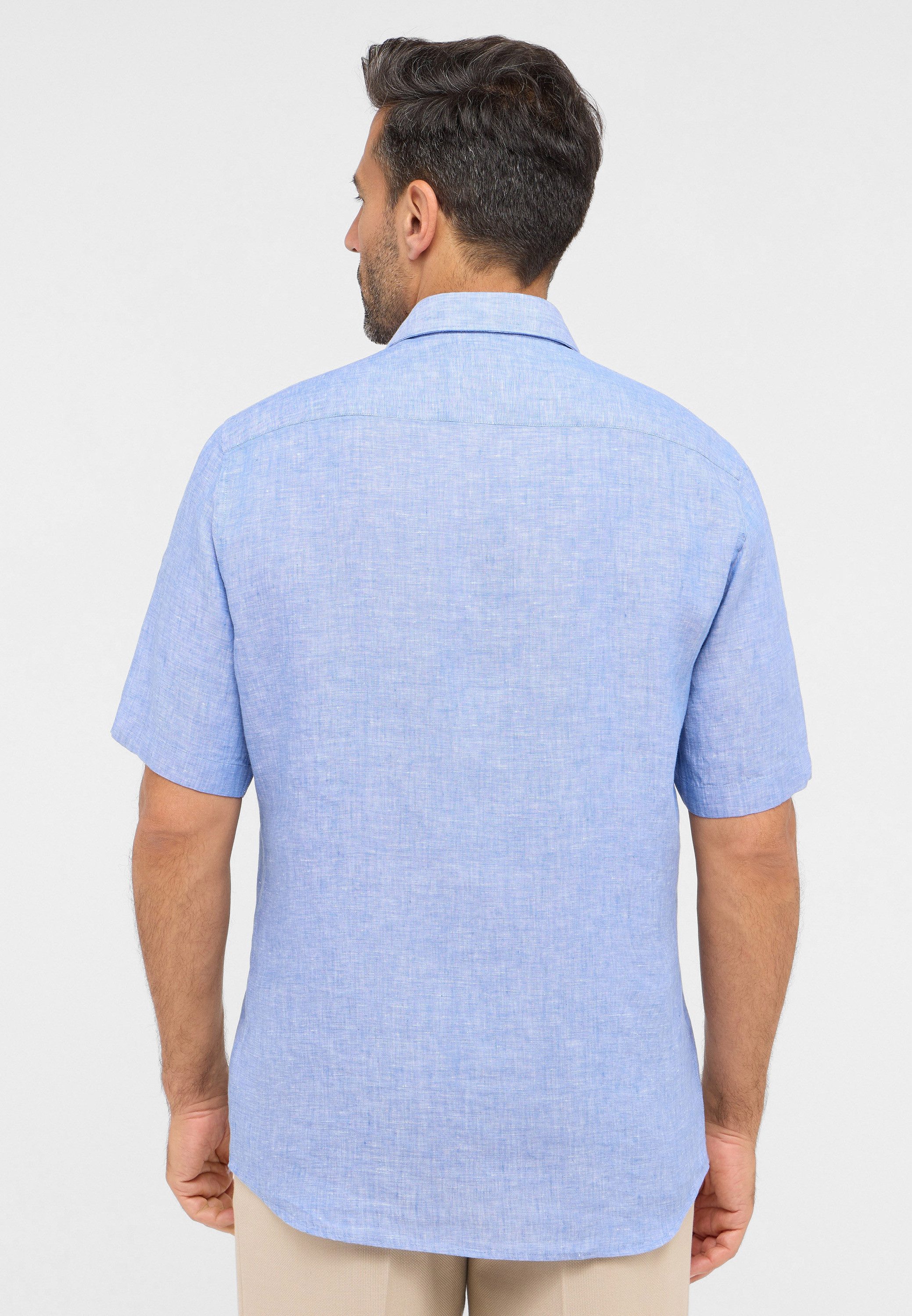 Eterna Overhemd met korte mouwen MODERN FIT EASY IRON (gemakkelijk te strijken)