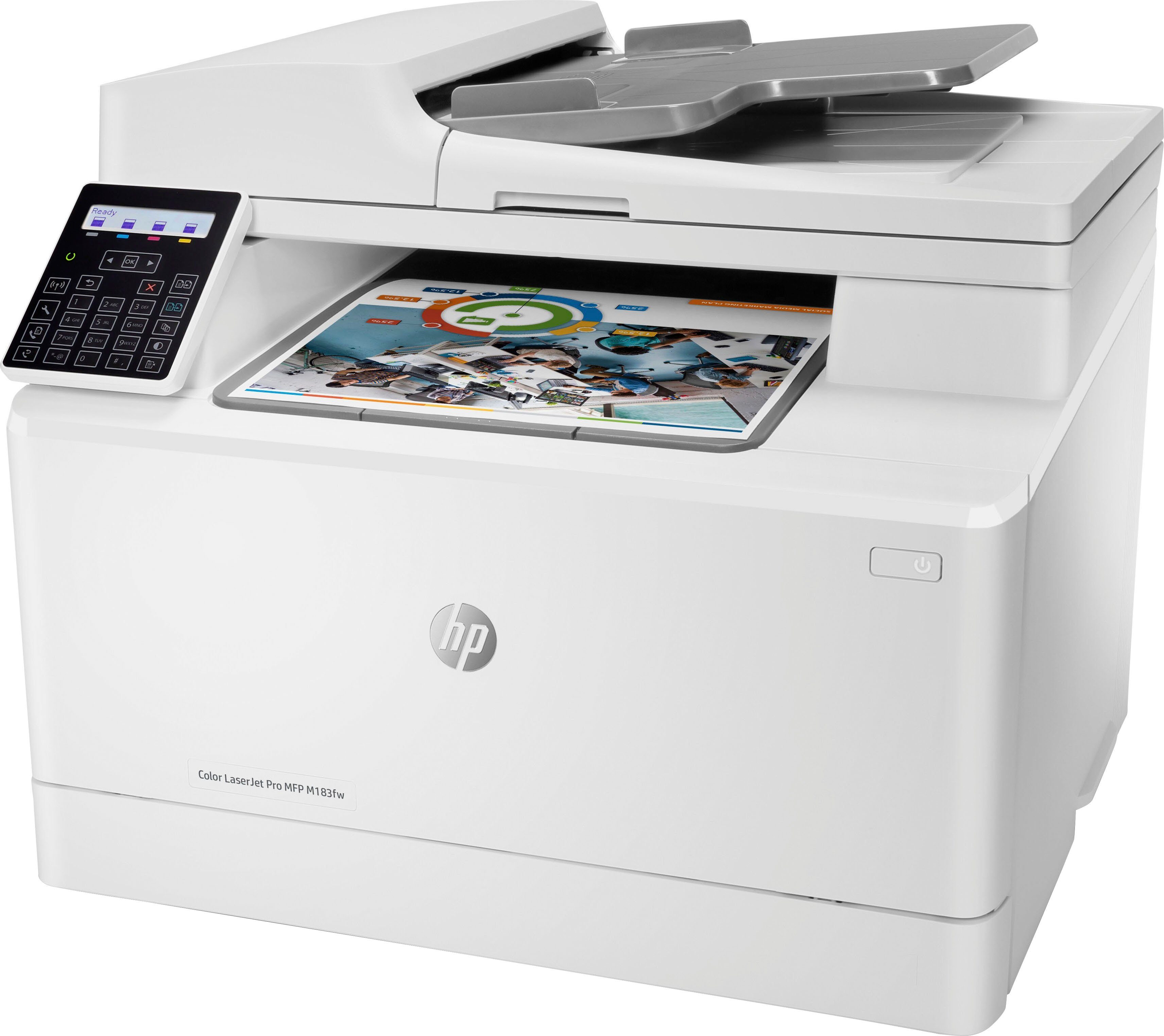 HP All-in-oneprinter Color LaserJet Pro MFP M183fw