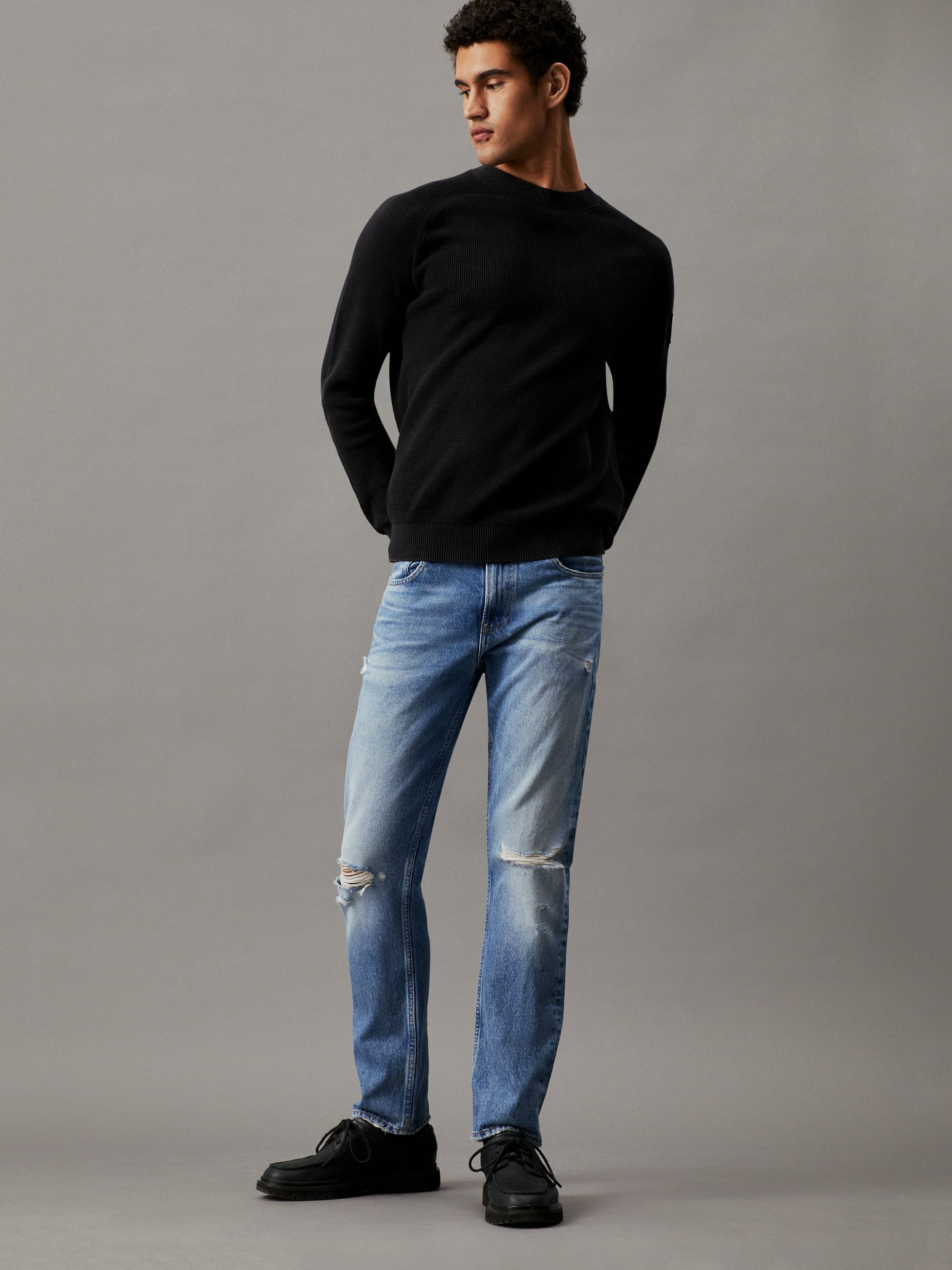 Calvin Klein Straight jeans Authentic Straight in een klassiek 5-pocketsmodel