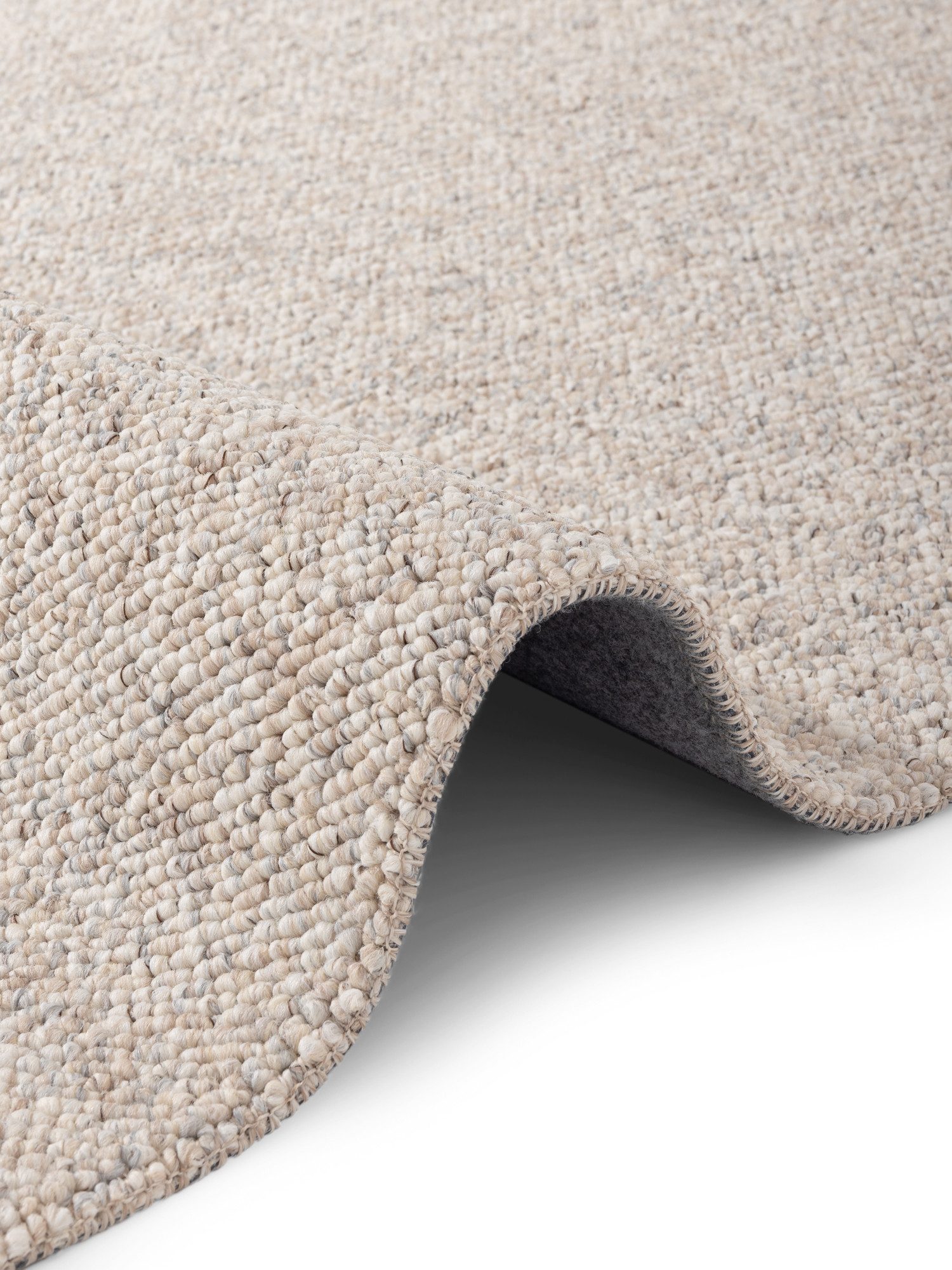 ELLE DECORATION Vloerkleed Rocco Duurzaam, loper, wasbaar, woonkamer, eetkamer, wol-look