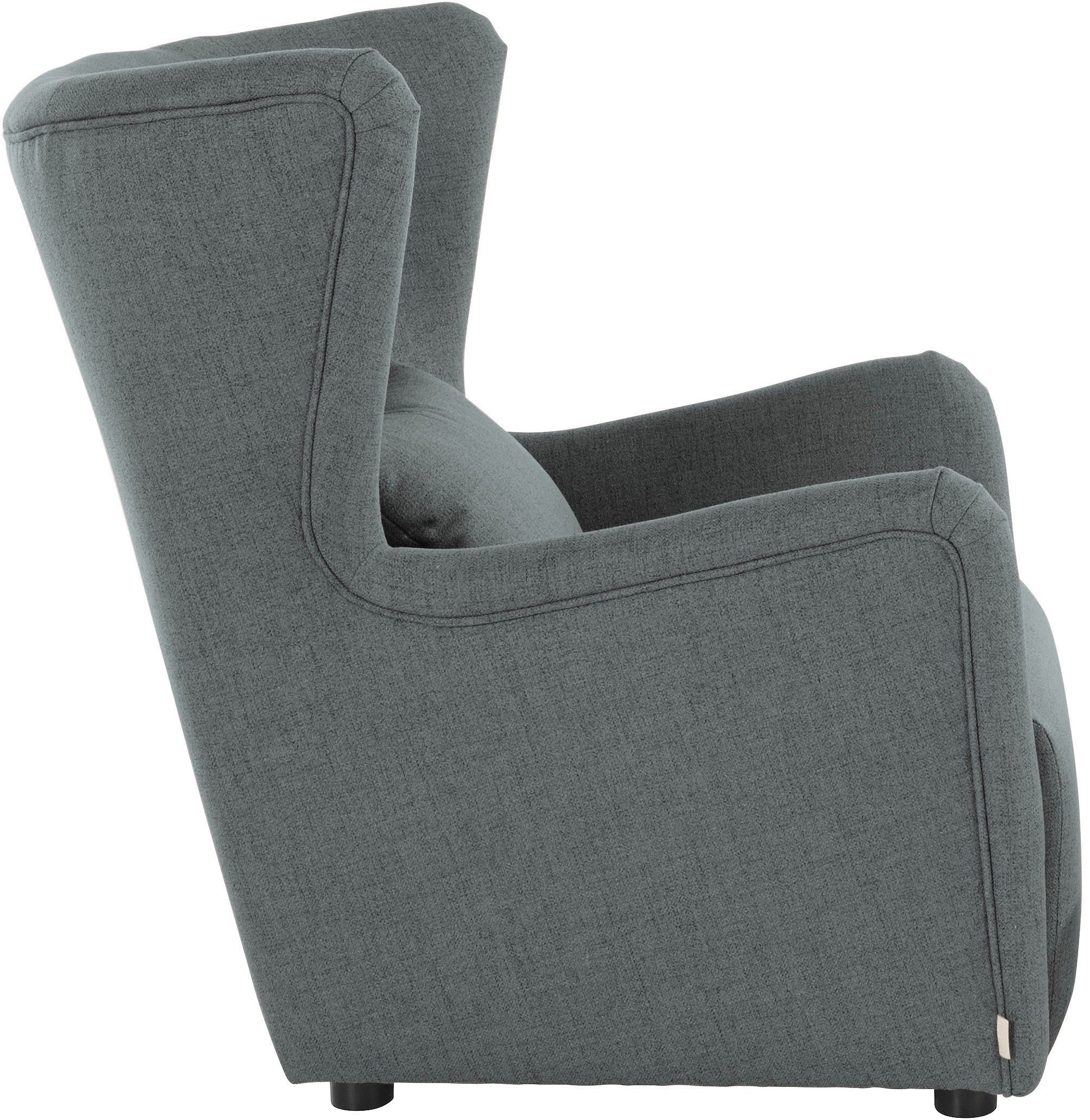 LeGer Home by Lena Gercke Oorfauteuil Levke Stoel naar keuze met of zonder hocker