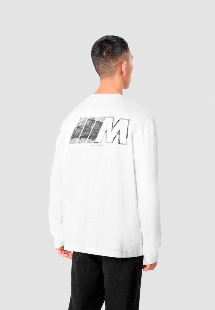 BMW Shirt met lange mouwen met geperst bmw m-logo op de borst