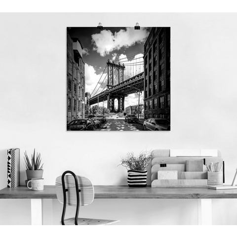Artland artprint New York City Manhattan Bridge