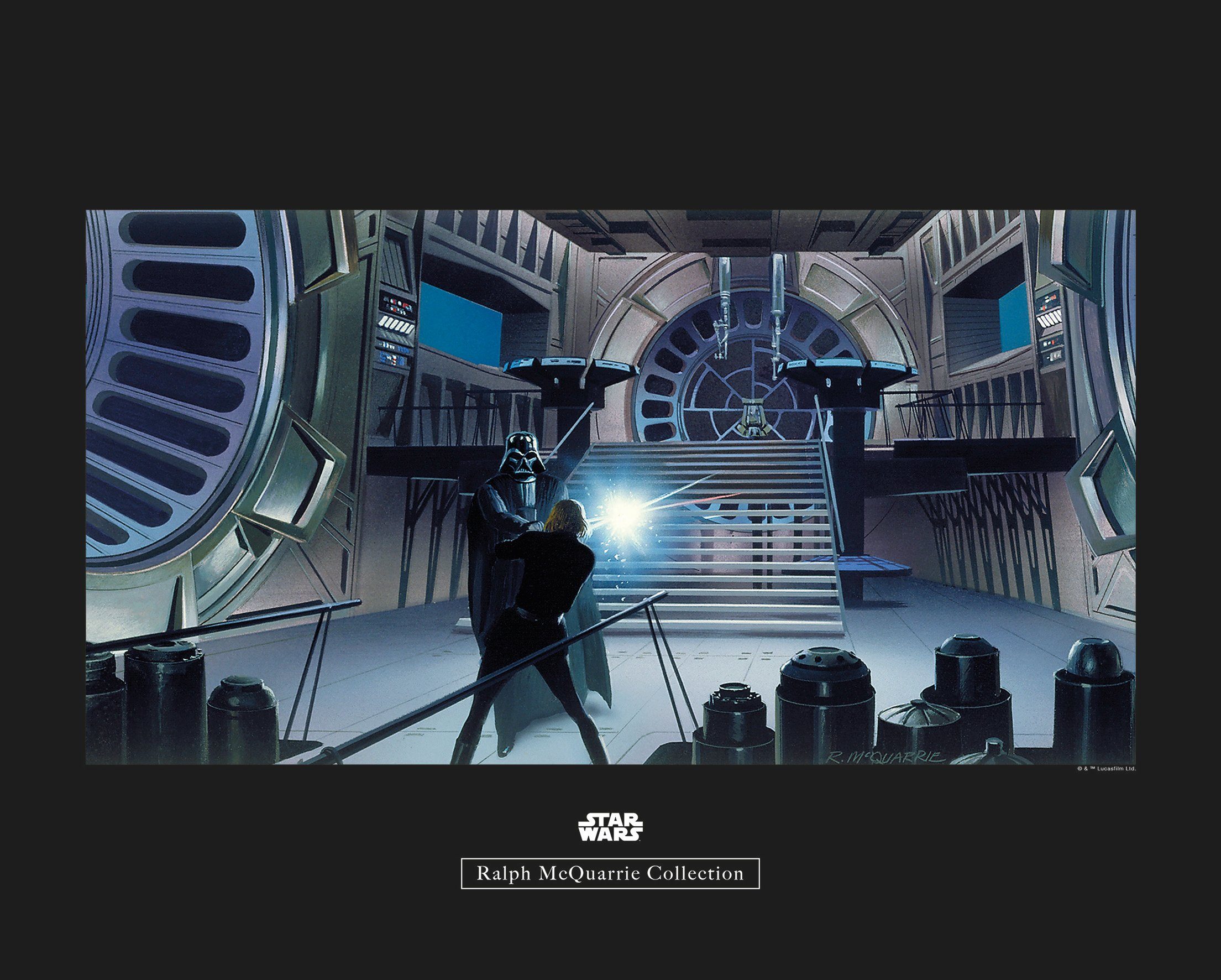Komar Poster Star Wars Classic RMQ Vader luik Throneroom