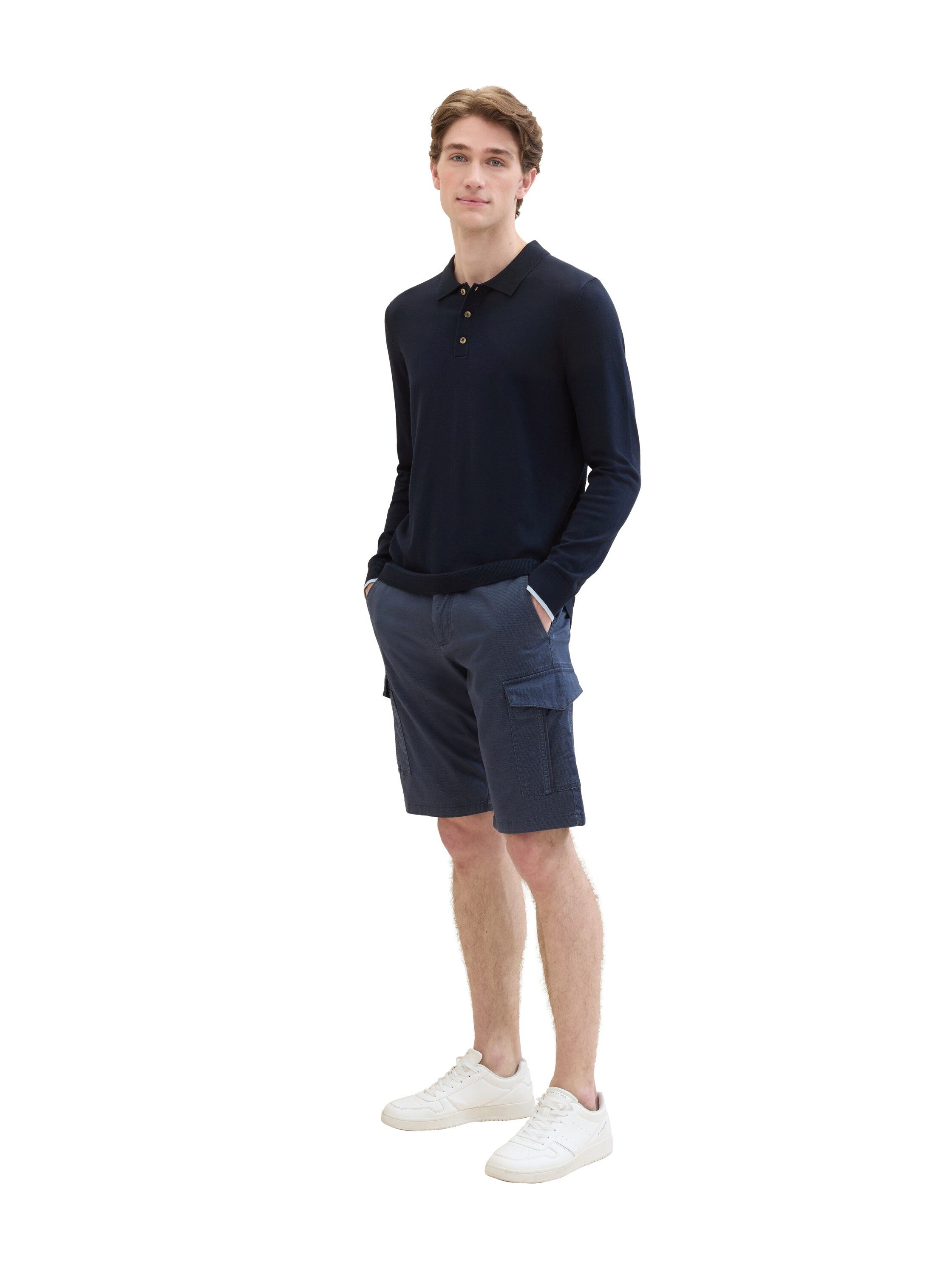 Tom Tailor Bermuda met opgestikte zakken