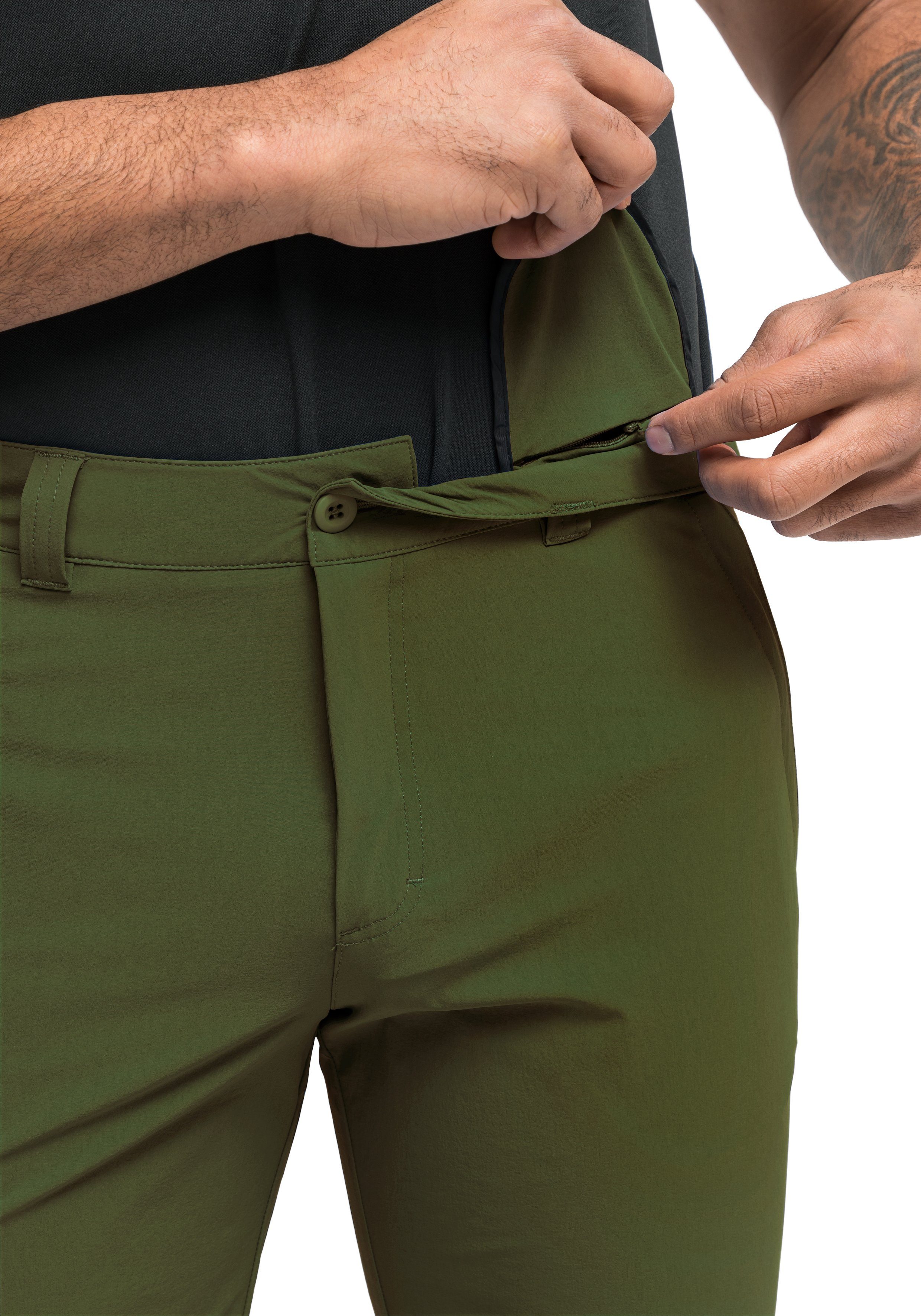 Maier Sports Functionele short Huang Heren shorts, korte outdoor-broek, bermuda met 4 zakken, regular fit