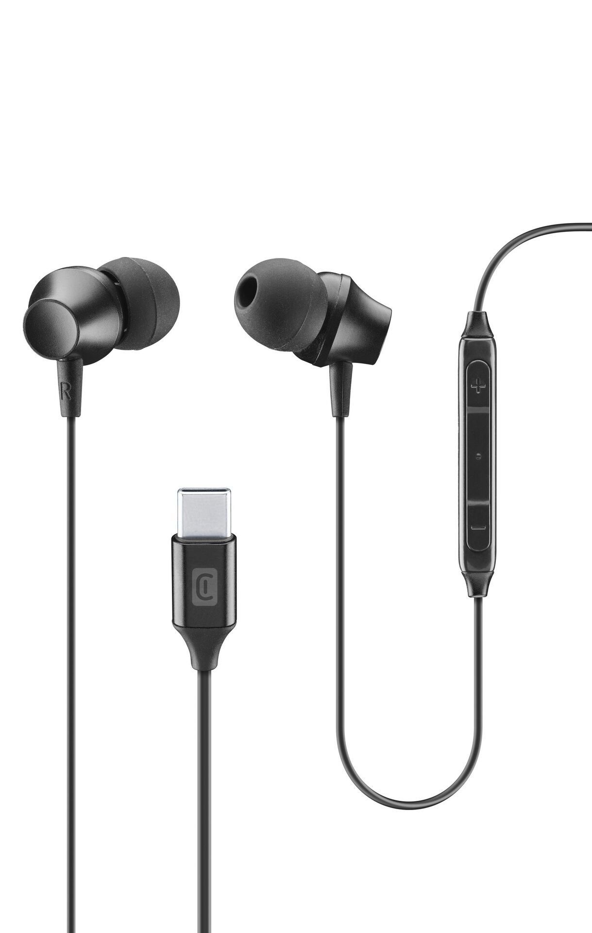 Cellularline In-ear koptelefoon USB-C In Ear hoofdtelefoon met microfoon