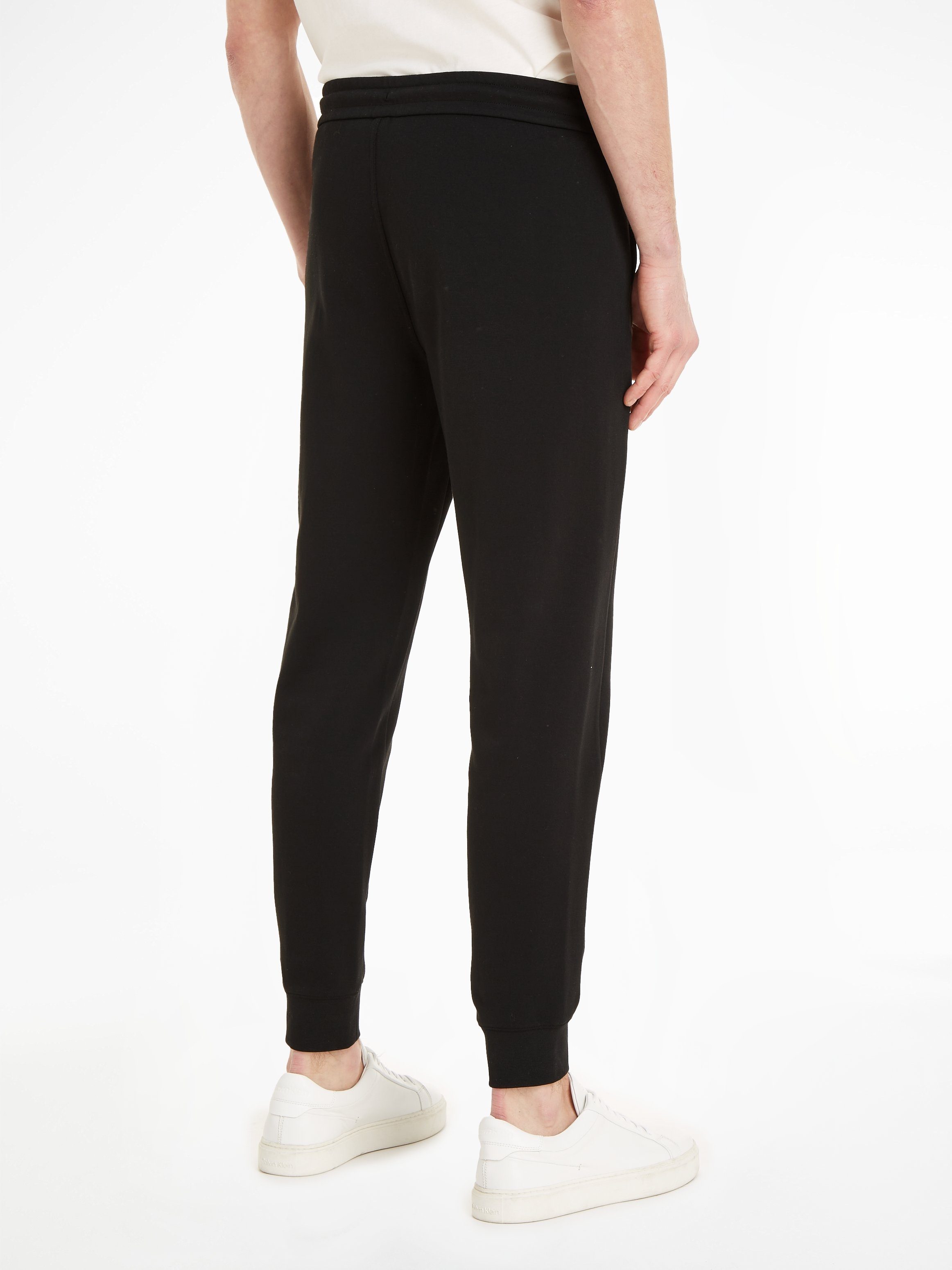 Calvin Klein Sweatbroek MICRO LOGO JOGGER met contrasterende zoom aan de broekspijp