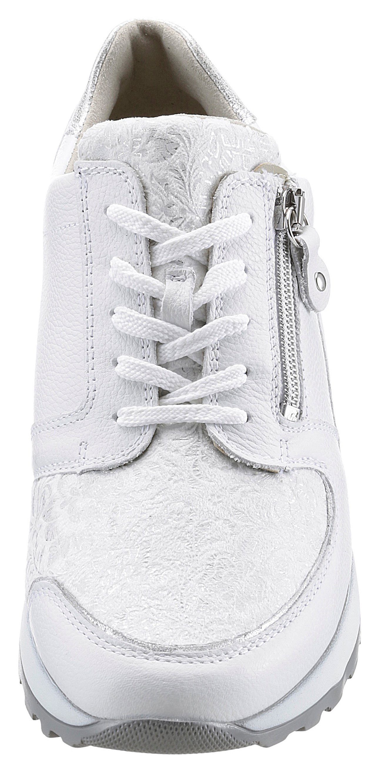 Waldläufer Sneakers met sleehak Hiroko-Soft Orthotritt uitrusting, H-breedte, vrijetijdsschoen, lage schoen, veterschoen