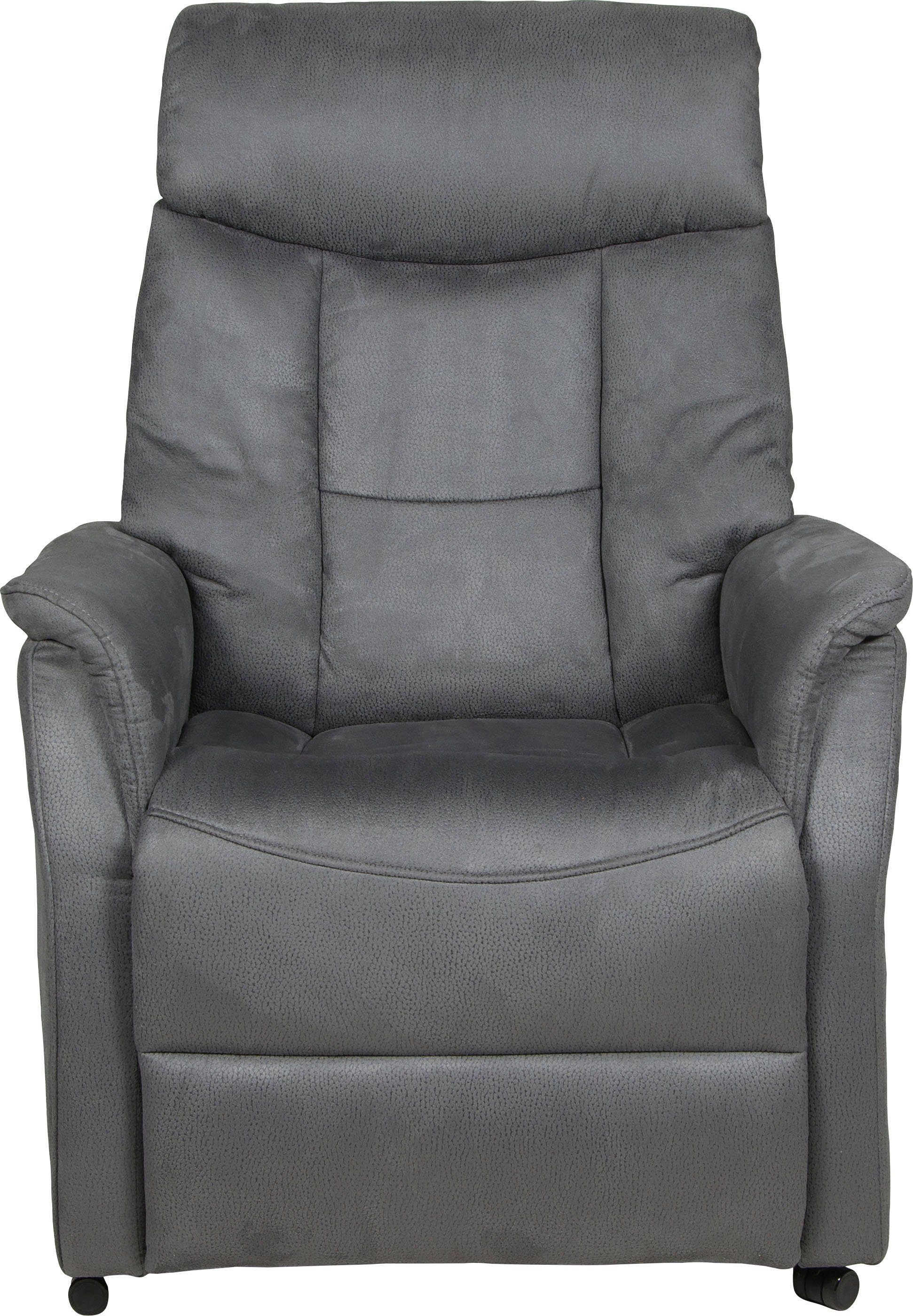 Duo Collection Relaxfauteuil Sorrent met instelbare stoelverwarming, elektrische opstahulp Relaxfunctie en pocketveren binnenvering met stalen nosagvering