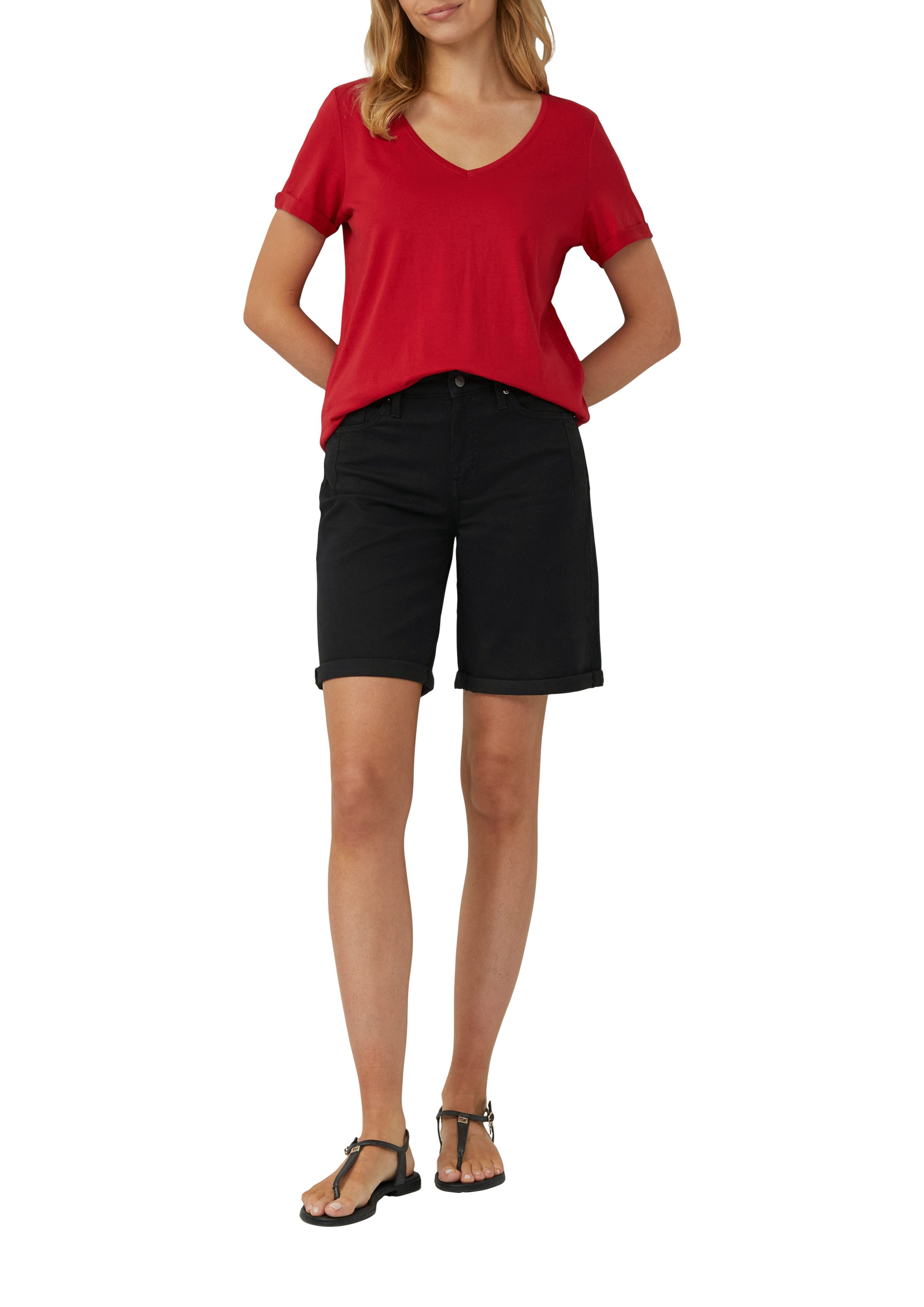 s.Oliver Jeansbermuda in 5-pocketsstijl