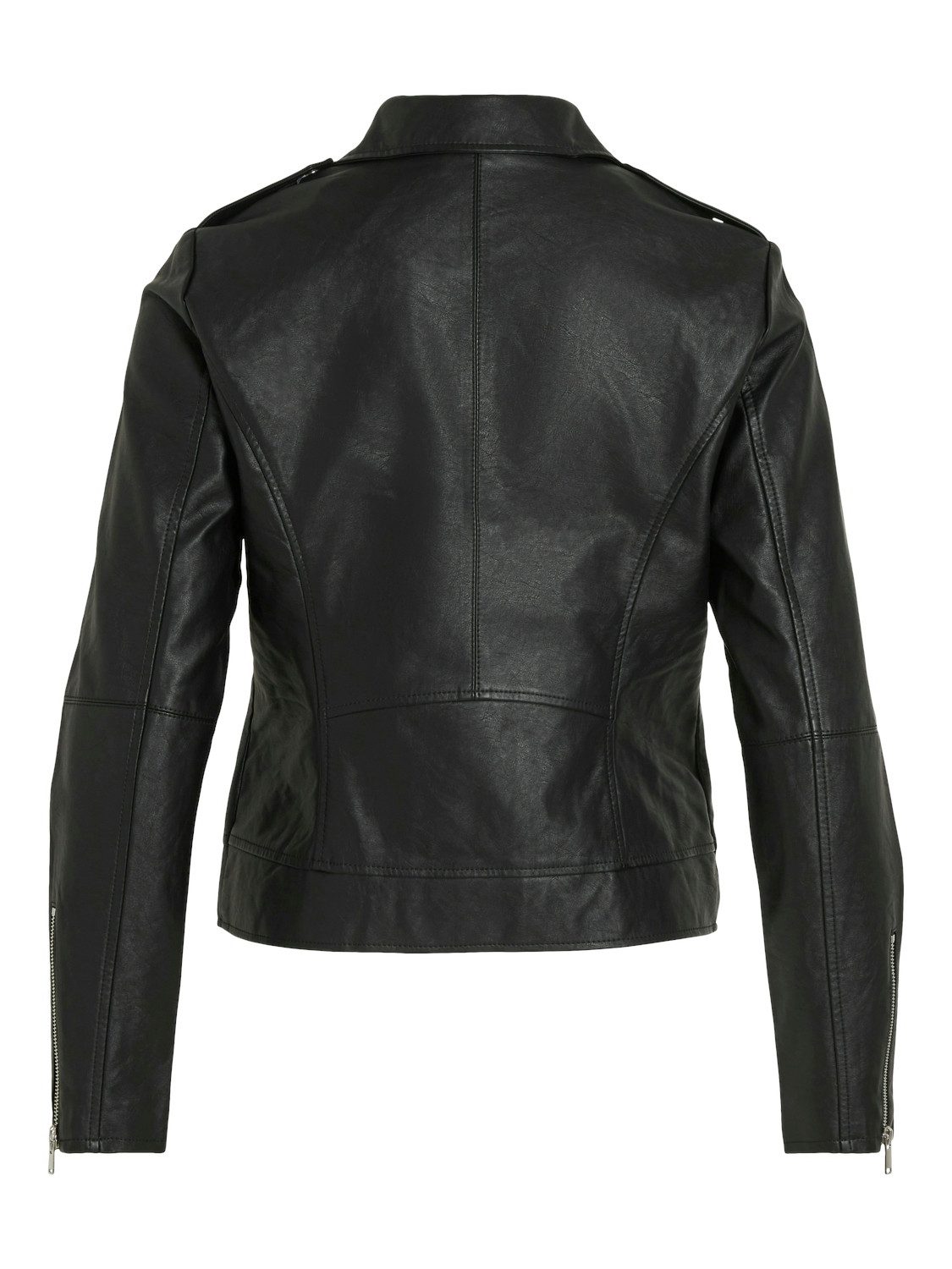 Vila Imitatieleren jack VICARA COATED JACKET - NOOS