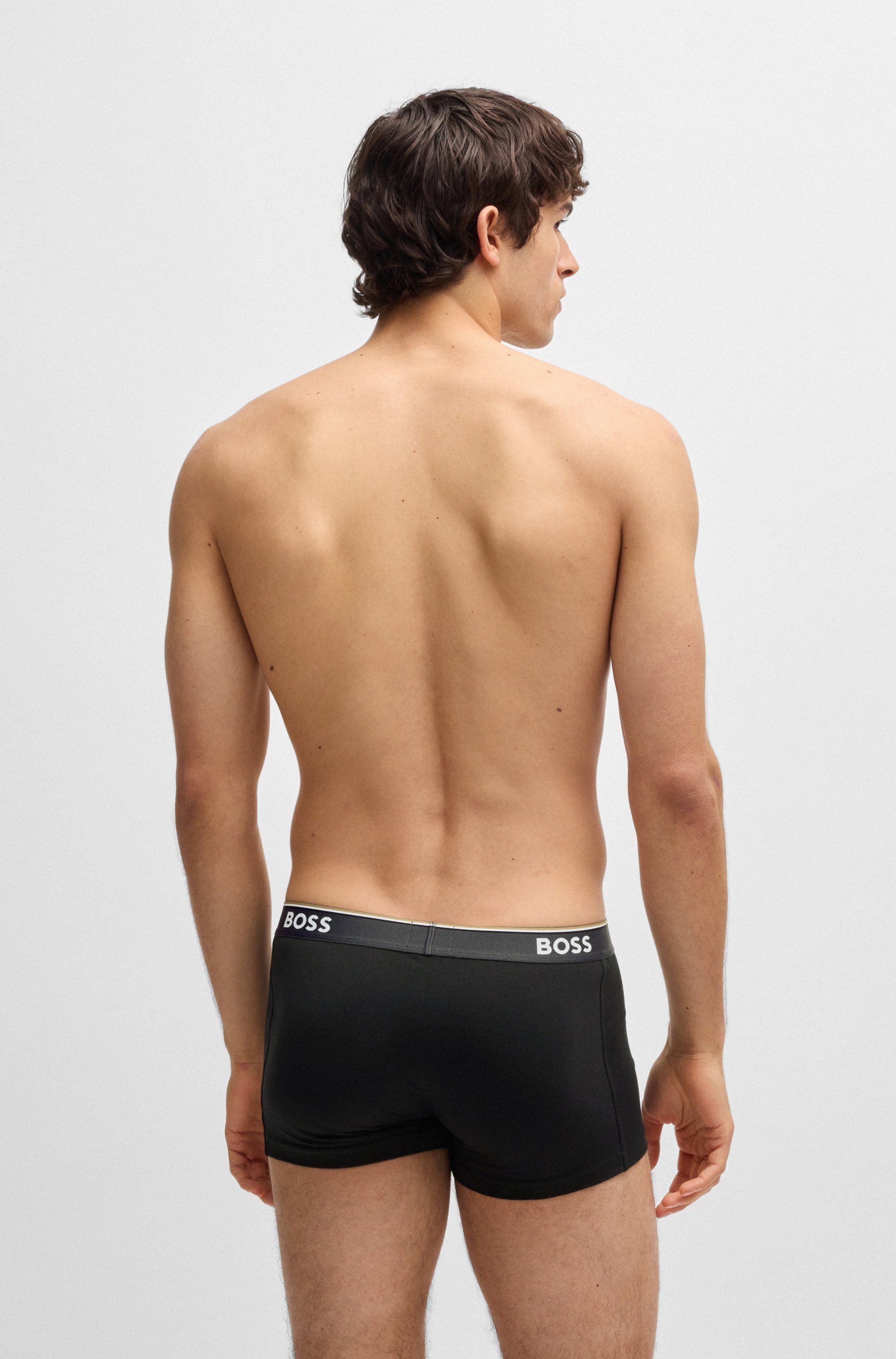 BOSS Trunk 3P Power met boss opdruk op de tailleband (set, 3 stuks)