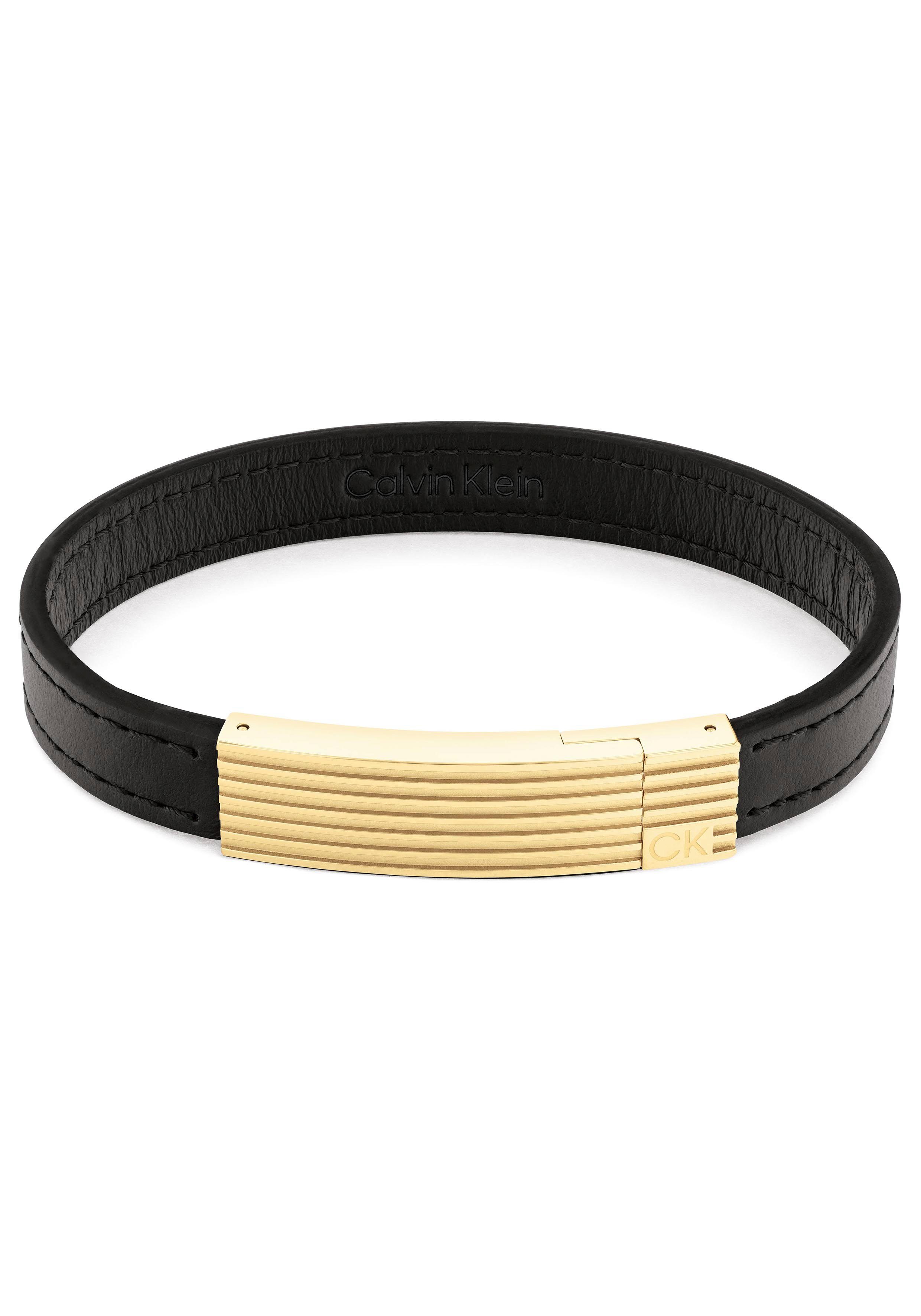 Calvin Klein Leren armband Sieraden roestvrij stalen armband leren armband