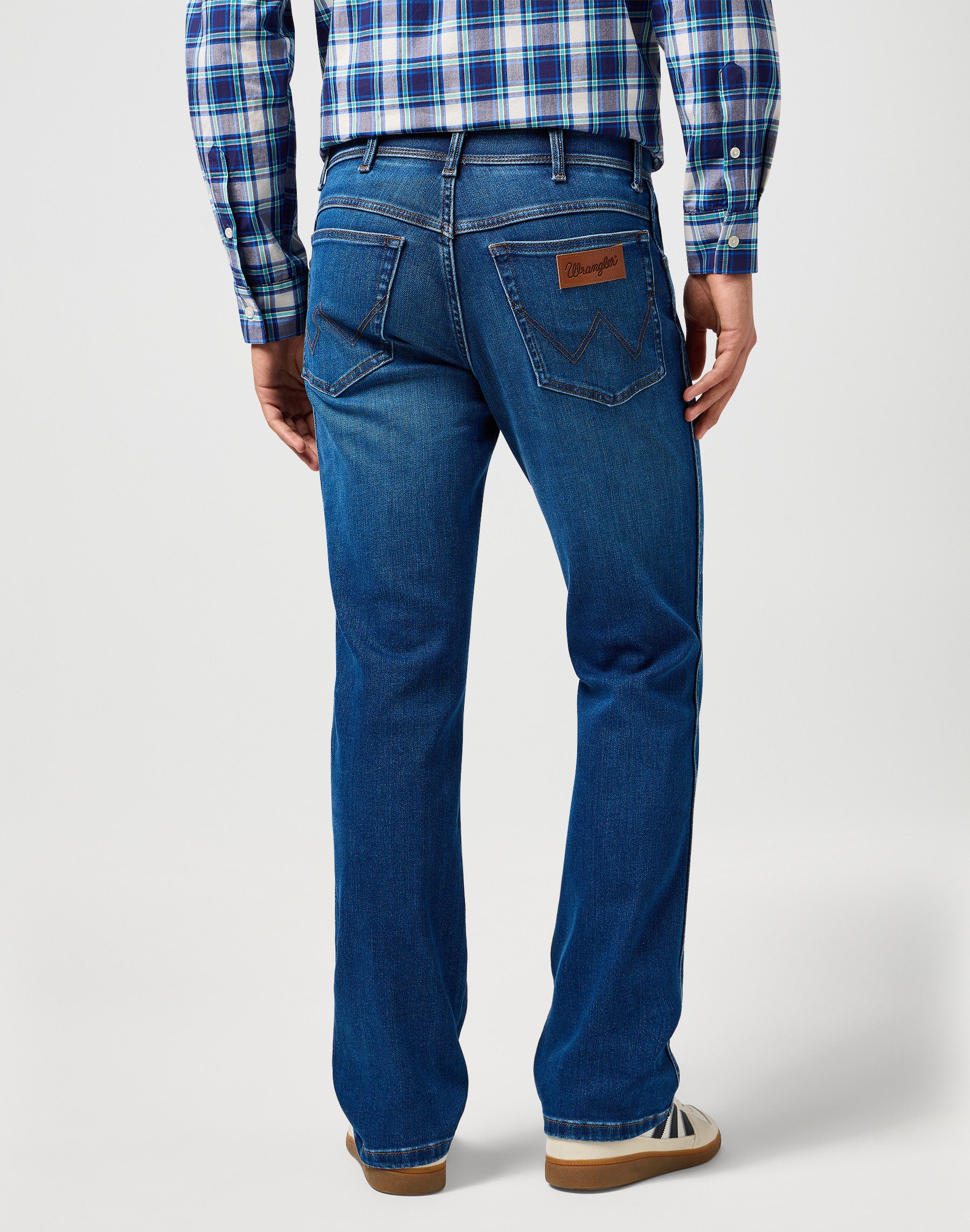 Wrangler Straight jeans TEXAS FREE TO STRETCH Vrij om te rekken materiaal