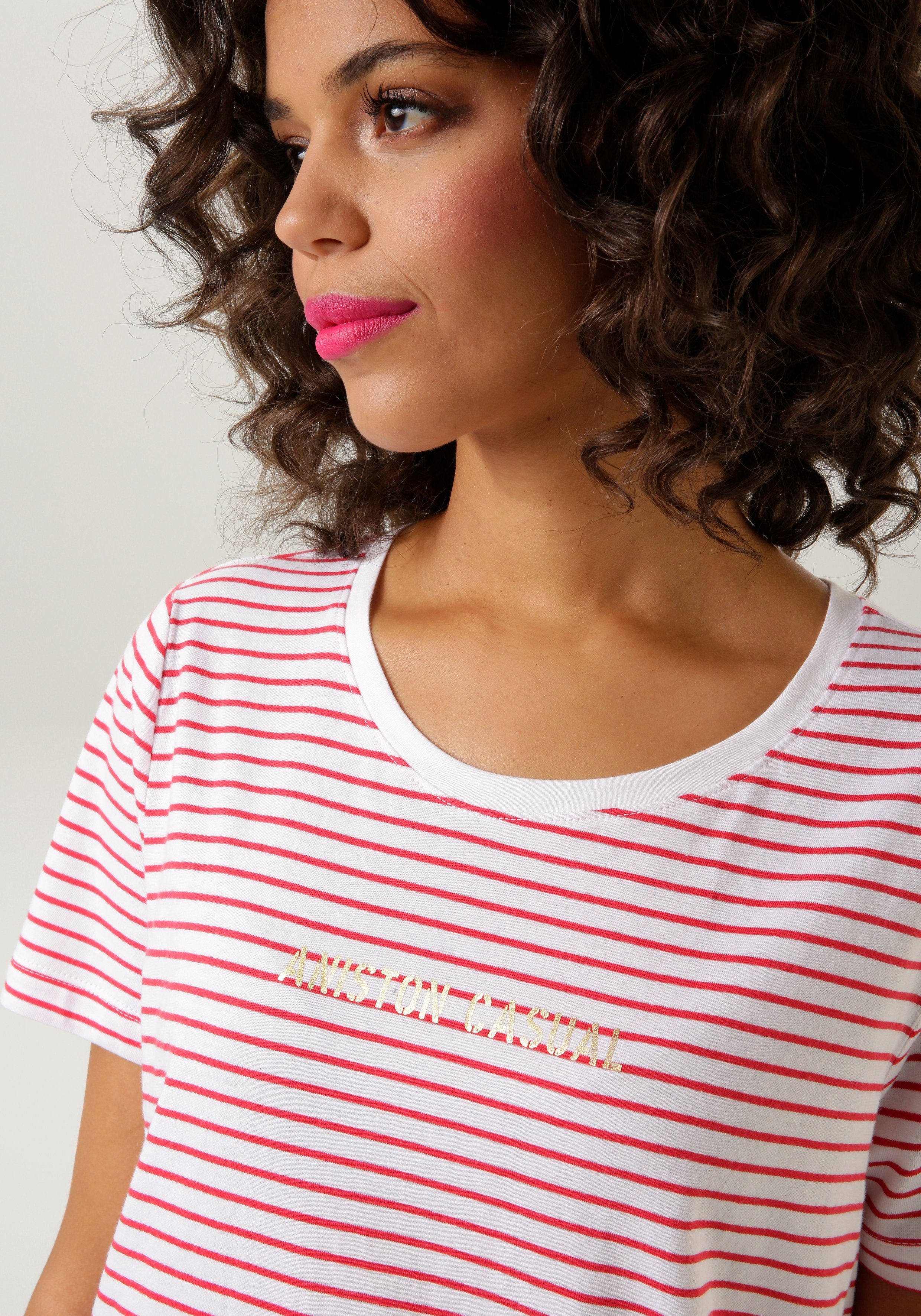 Aniston CASUAL T-shirt met streepdessin