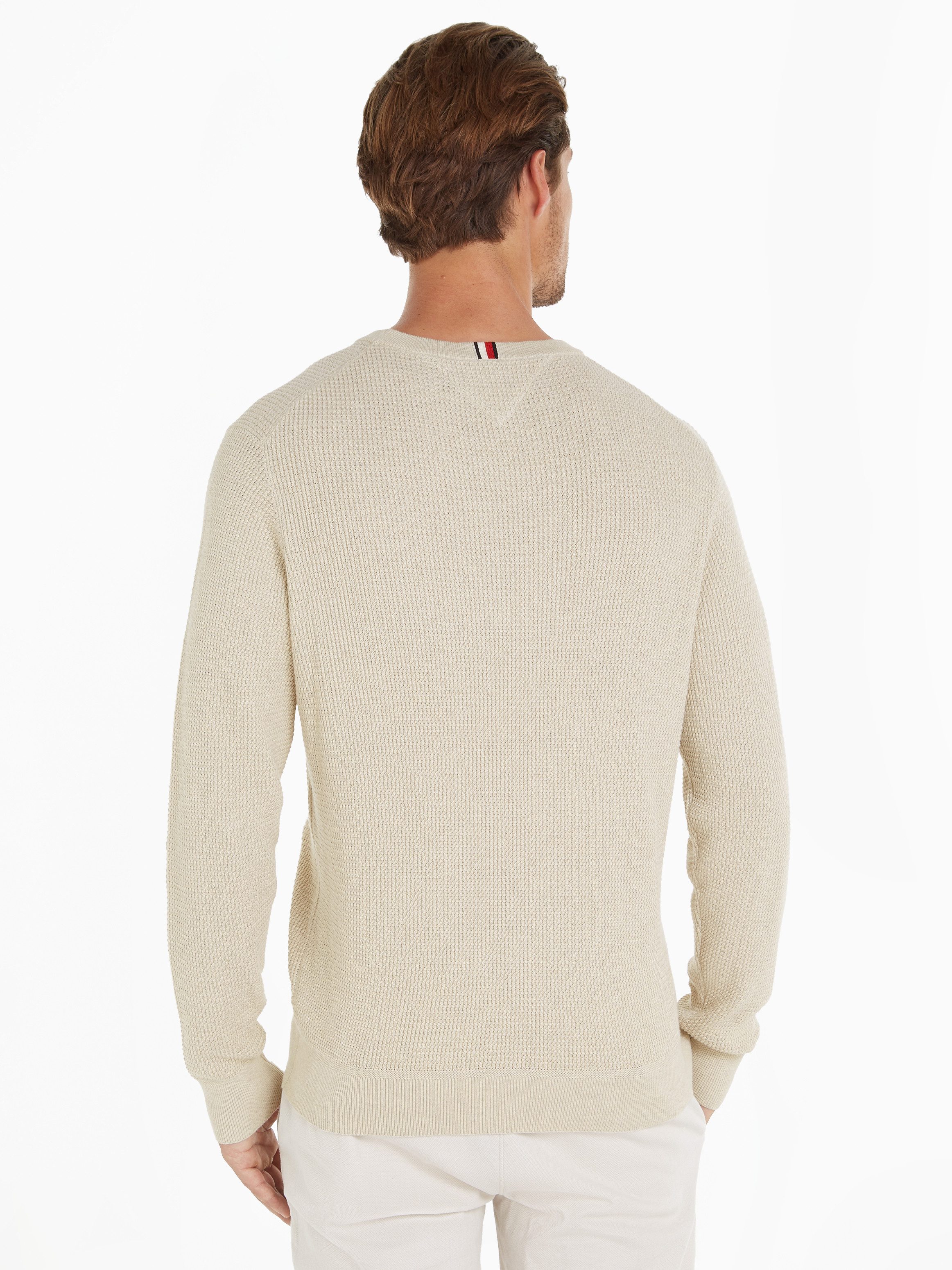 Tommy Hilfiger Trui met ronde hals REFINED STRUCTURE CREW NK