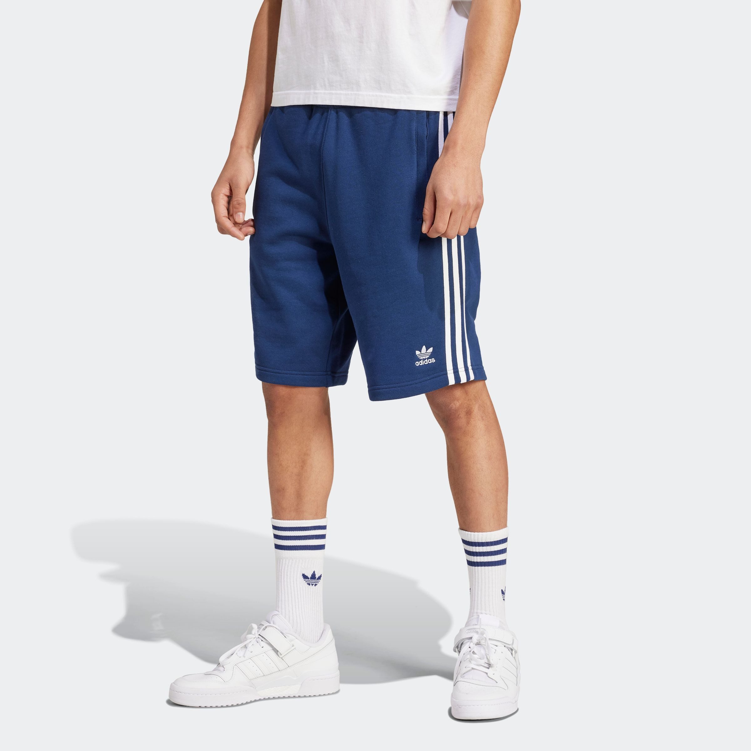 adidas Originals Short 3-STRIPE SHORT Drie-strepen sweat shorts van zacht french terry materiaal (1-delig)