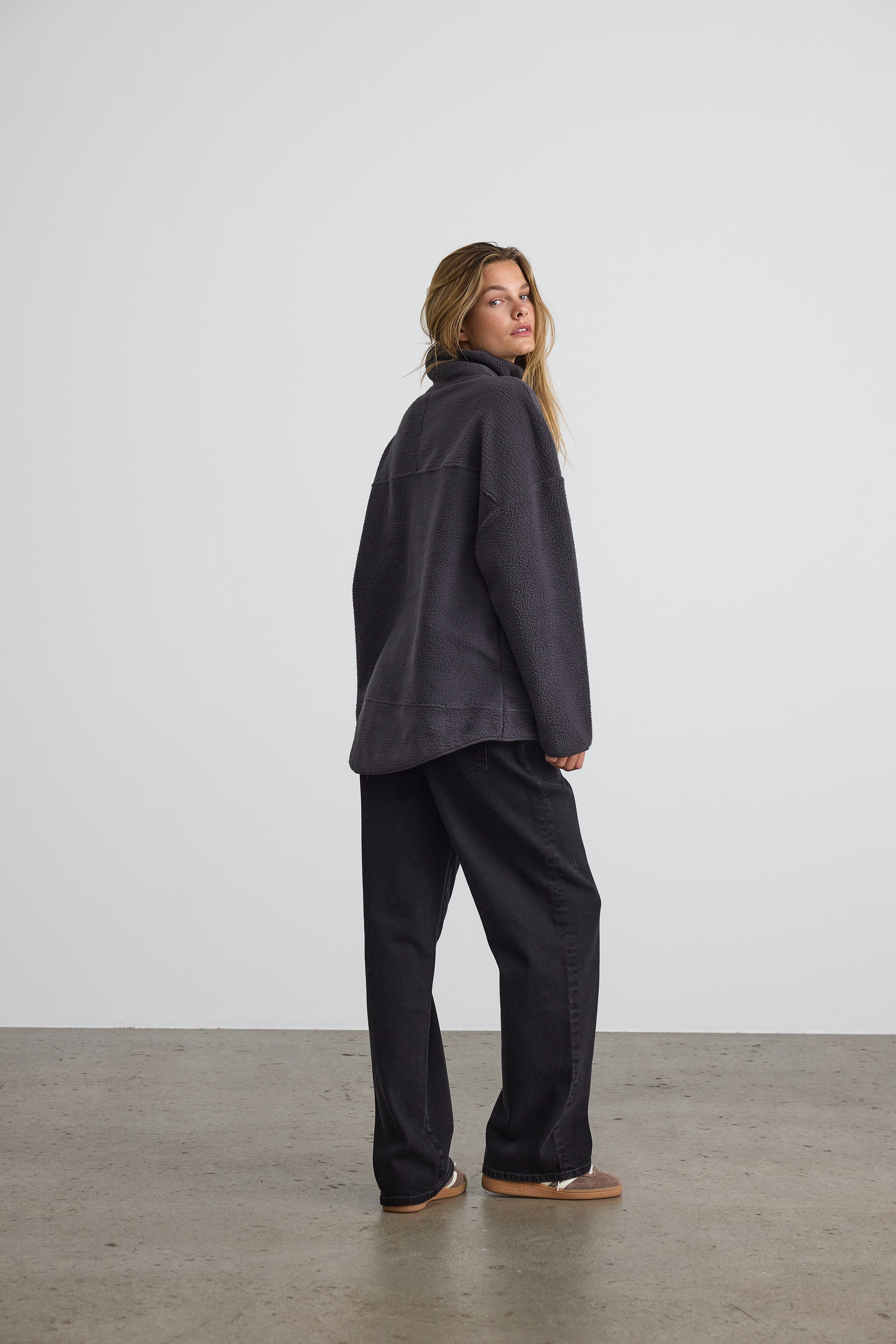 Noisy may Fleecejack NMCOZY L/S ZIP SWEATER JRS NOOS