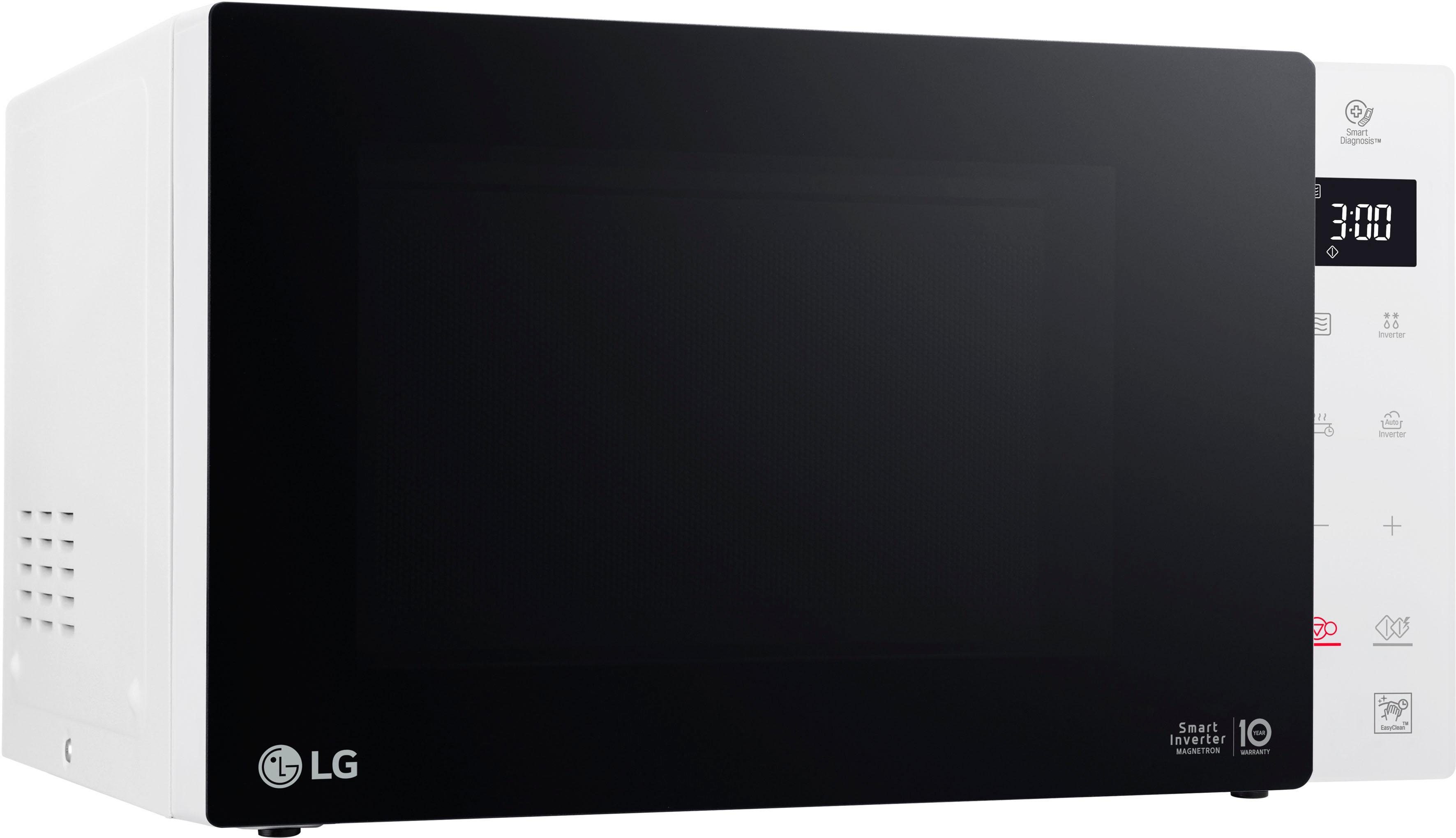 LG Magnetron MS 23 NECBW Smart Inverter technologie, echt glazen front