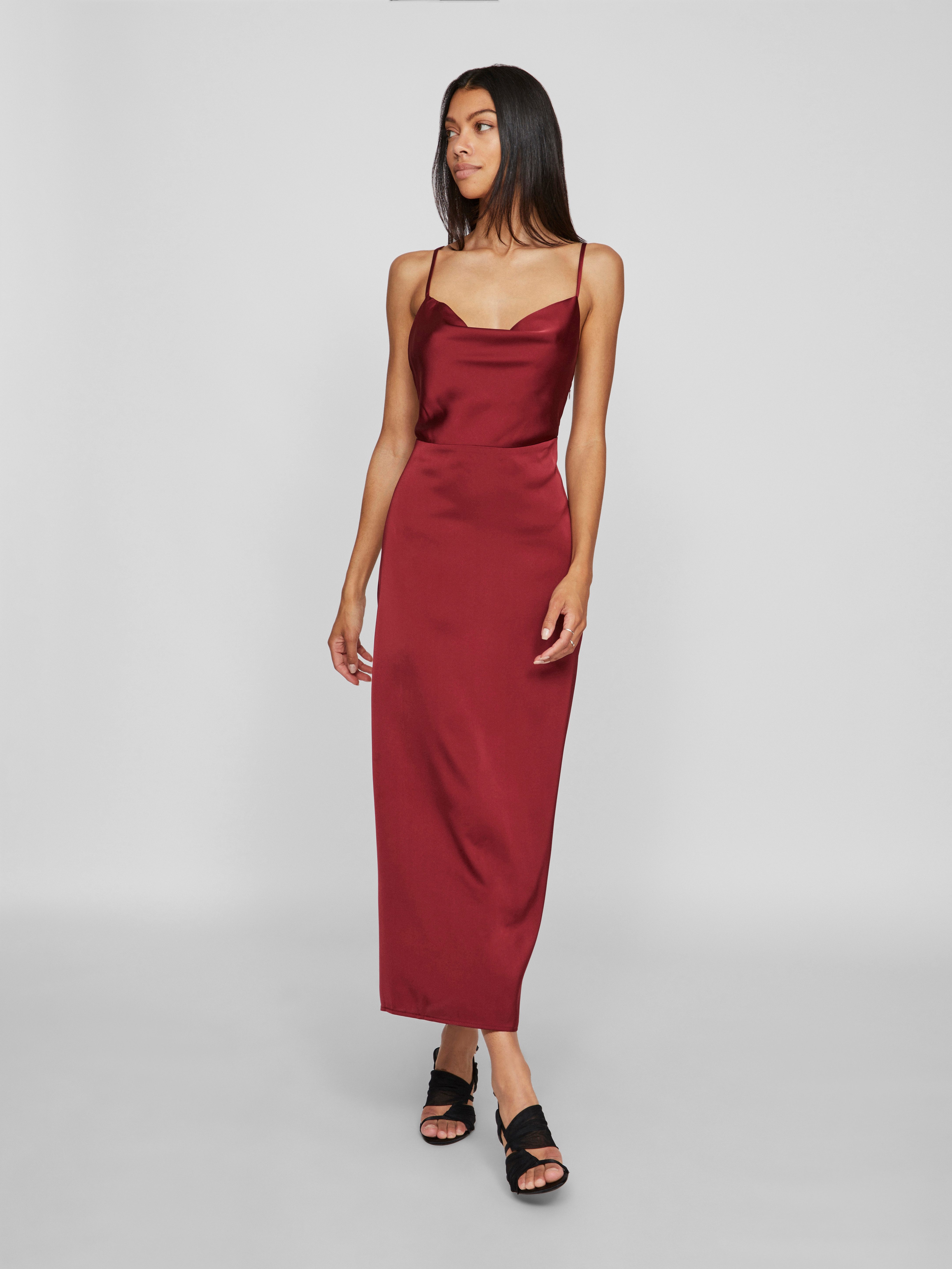 Vila Jurk met bandjes VIRAVENNA STRAP ANKLE DRESS - NOOS