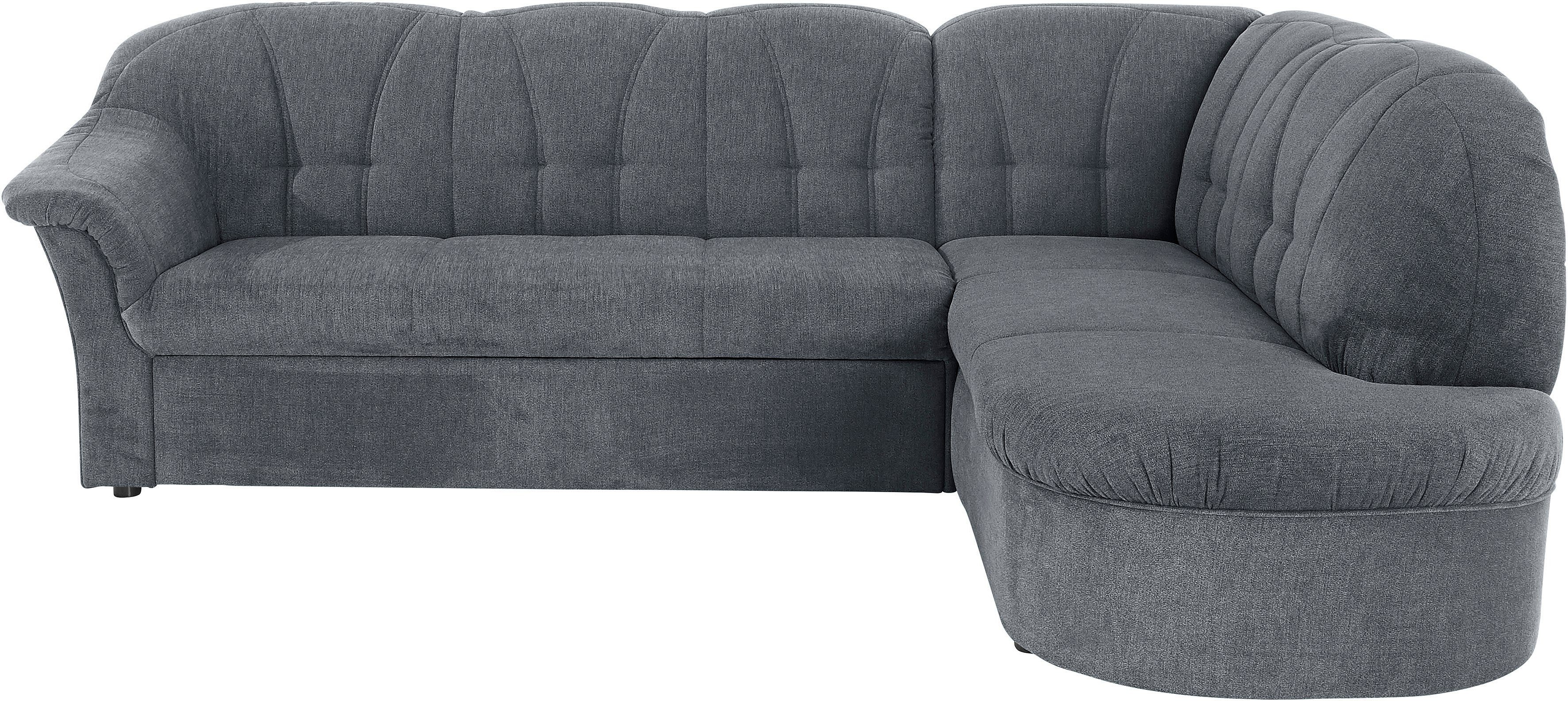 DOMO collection Hoekbank Pegnitz, elegante rugsteppingen, tijdloze vormtaal, L-vorm