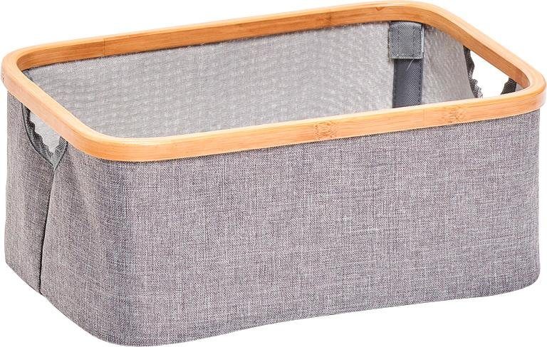 Zeller Present Opbergbox decoratieve opslag met bamboe frame