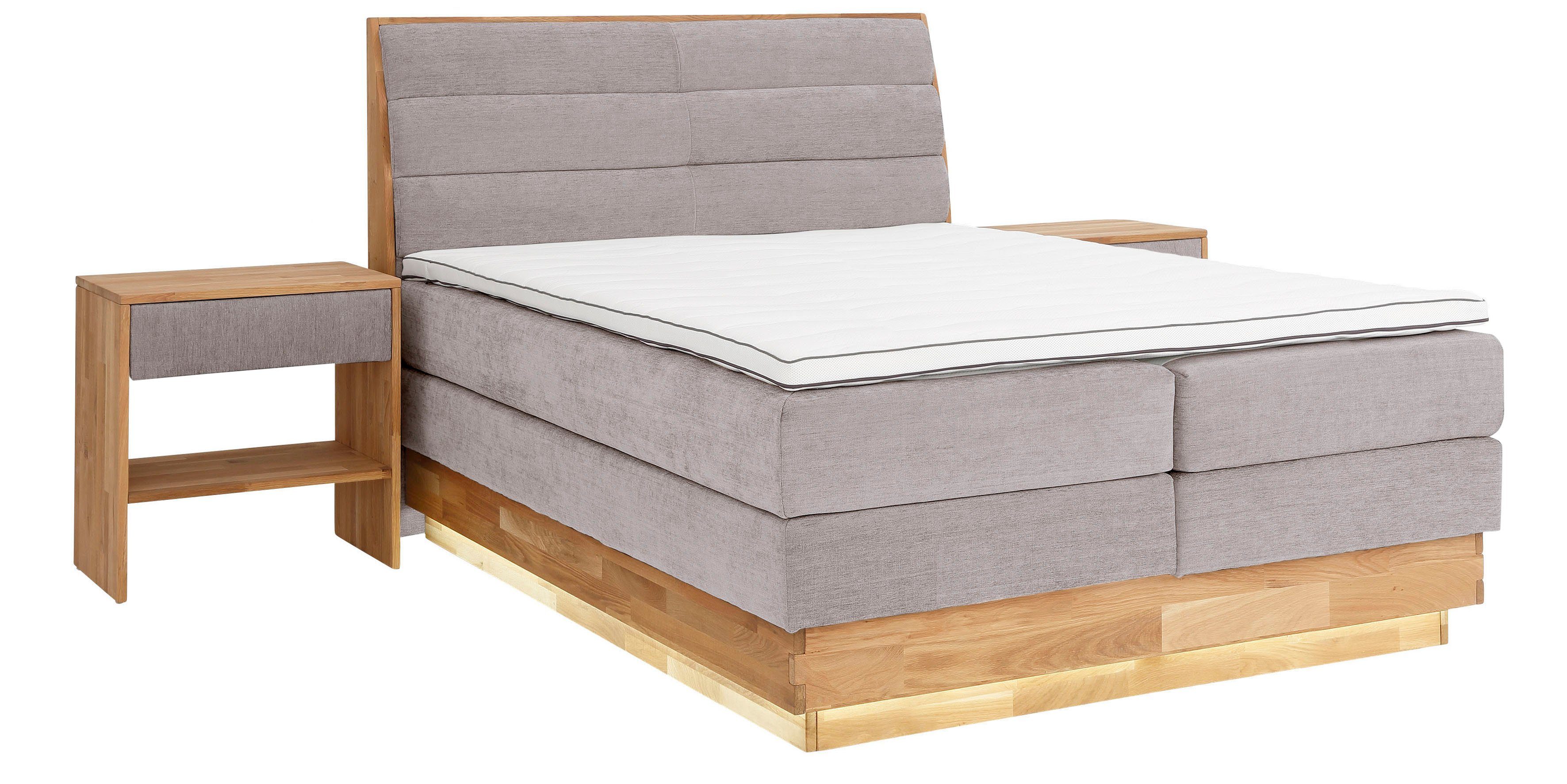 OTTO products Boxspring Ledverlichting, met gecertificeerde, gerecyclede overtrekstoffen