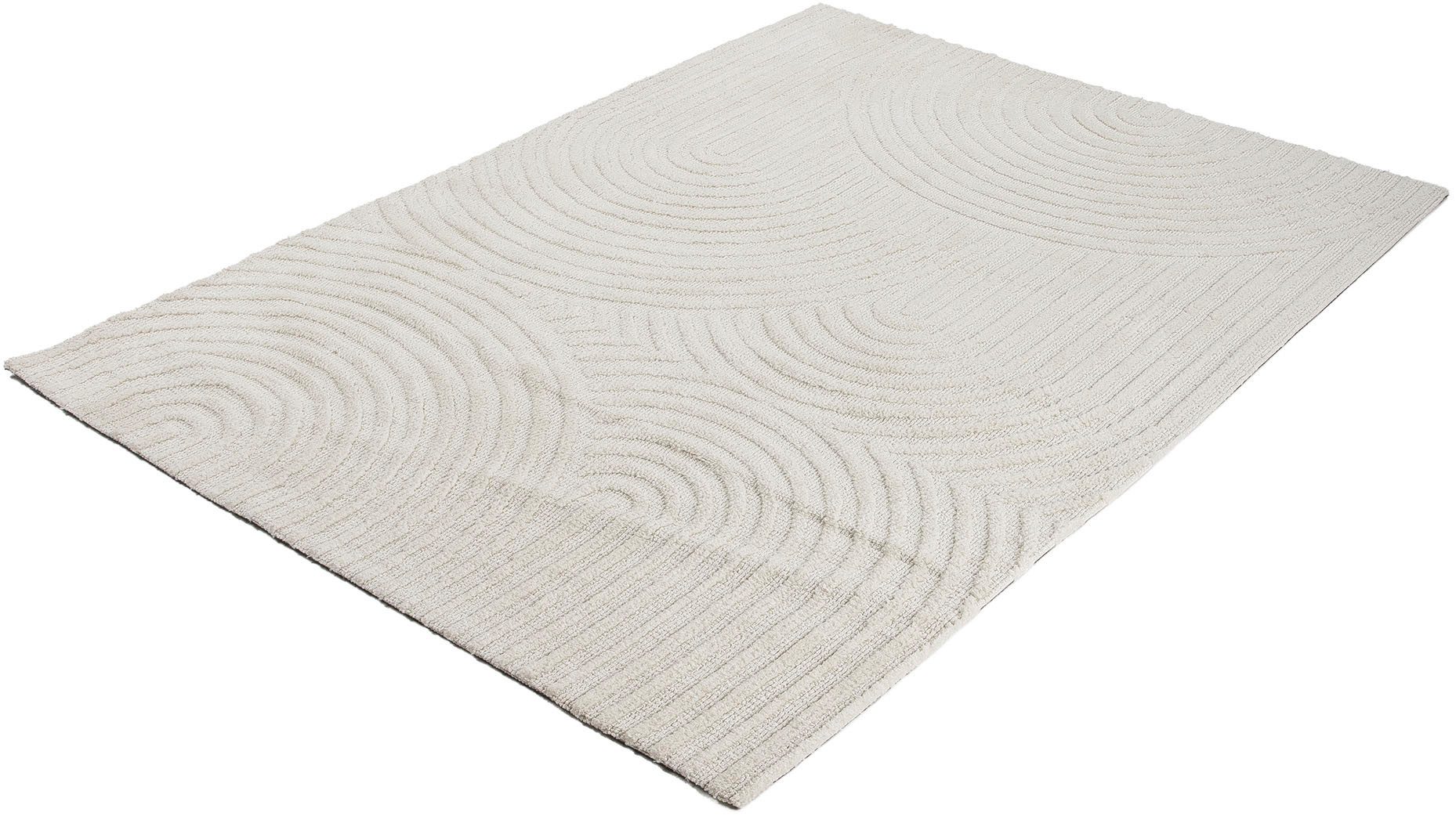 carpetfine Vloerkleed Holly Zen 1 Hoog-laag effect, geometrisch, tijdloos ontwerp, decoratief hoogtepunt