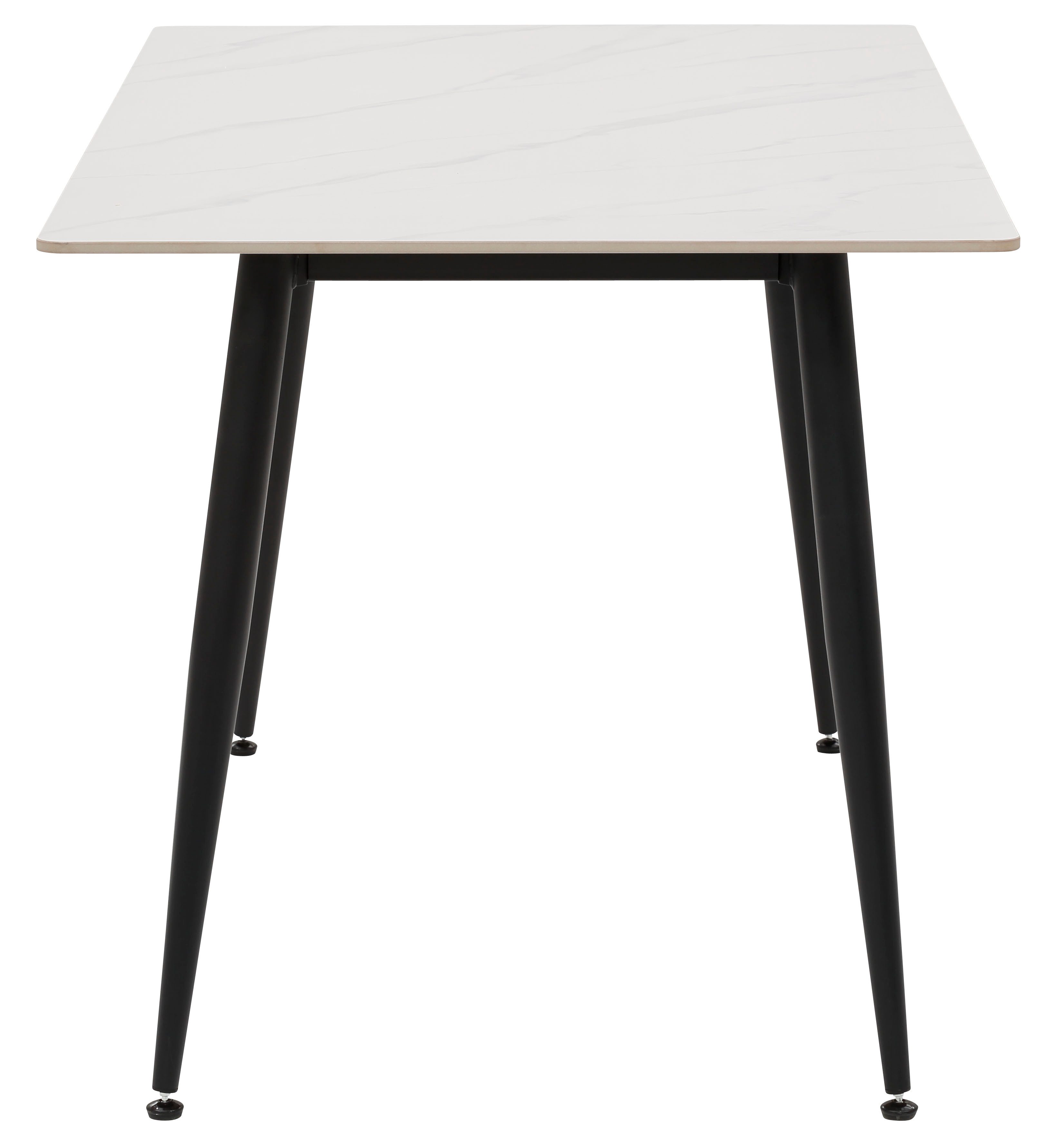 HELA Eettafel ALIZIA 12 mm gesinterde steen, breedte 140 cm