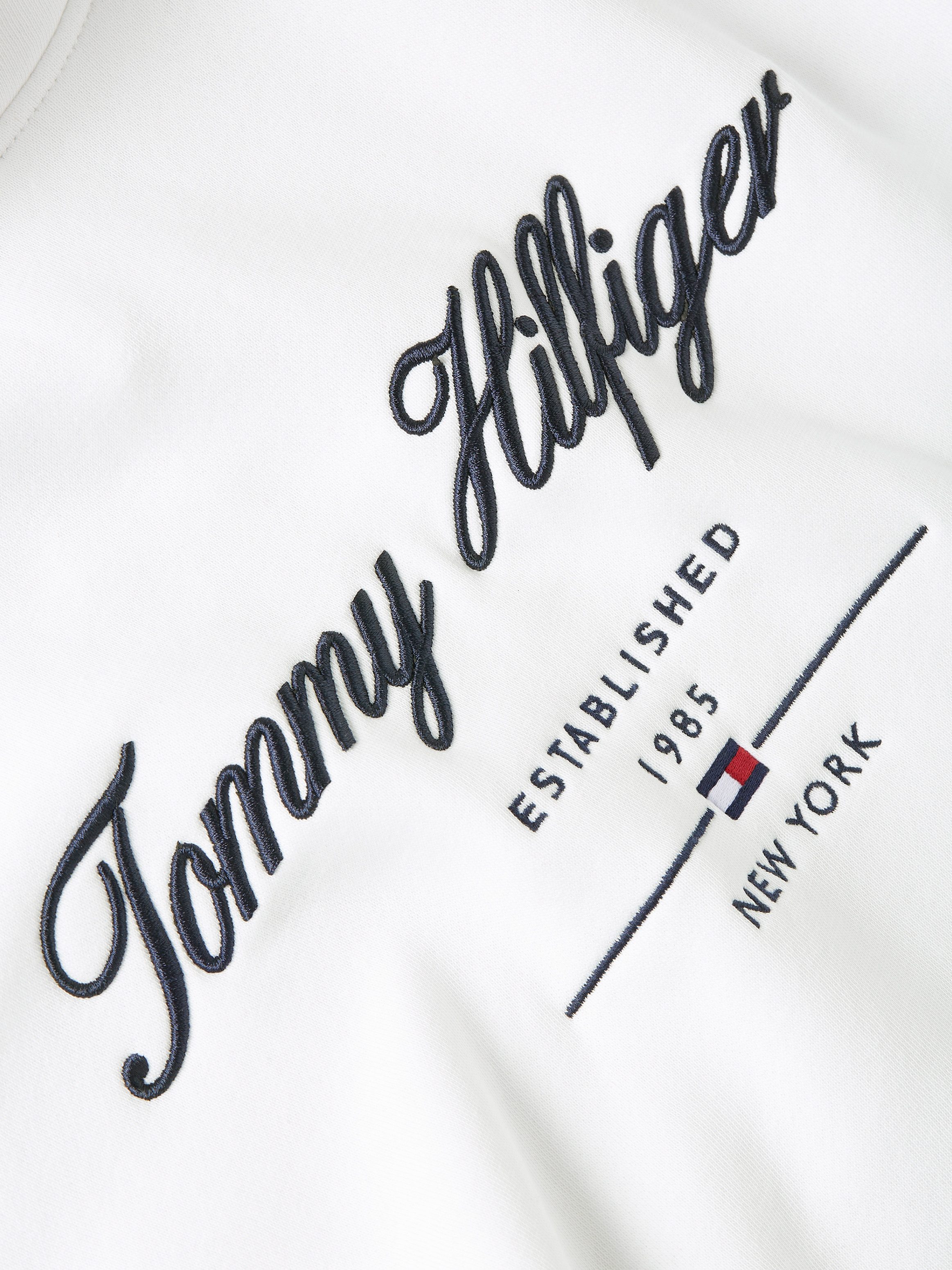 Tommy Hilfiger Hoodie SCRIPT LOGO HOODY met opgestikt logo