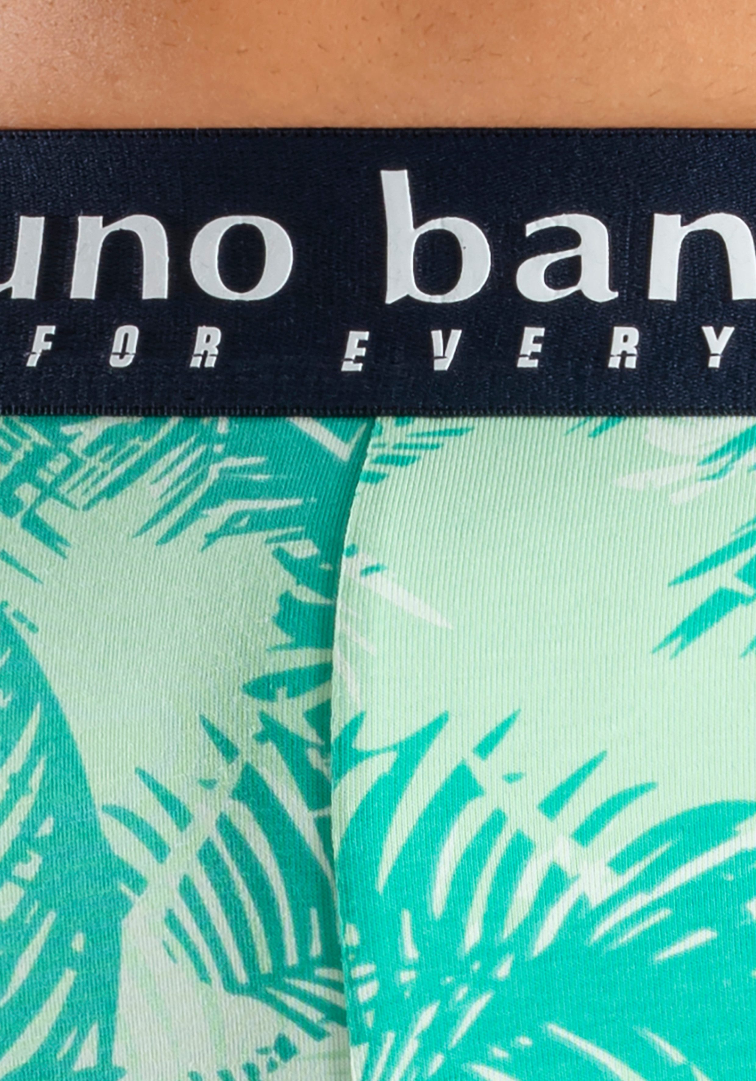 Bruno Banani Boxershort voor heren met palmprint en effen van katoenmix (4 stuks Set van 4)