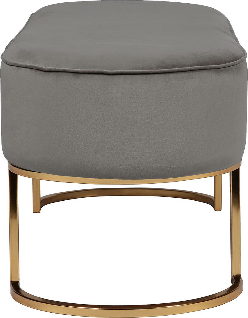 Kayoom Zitbank Pera 225, elegante uitstraling door goudkleurige frame, comfortabele bekleding (1 stuk)