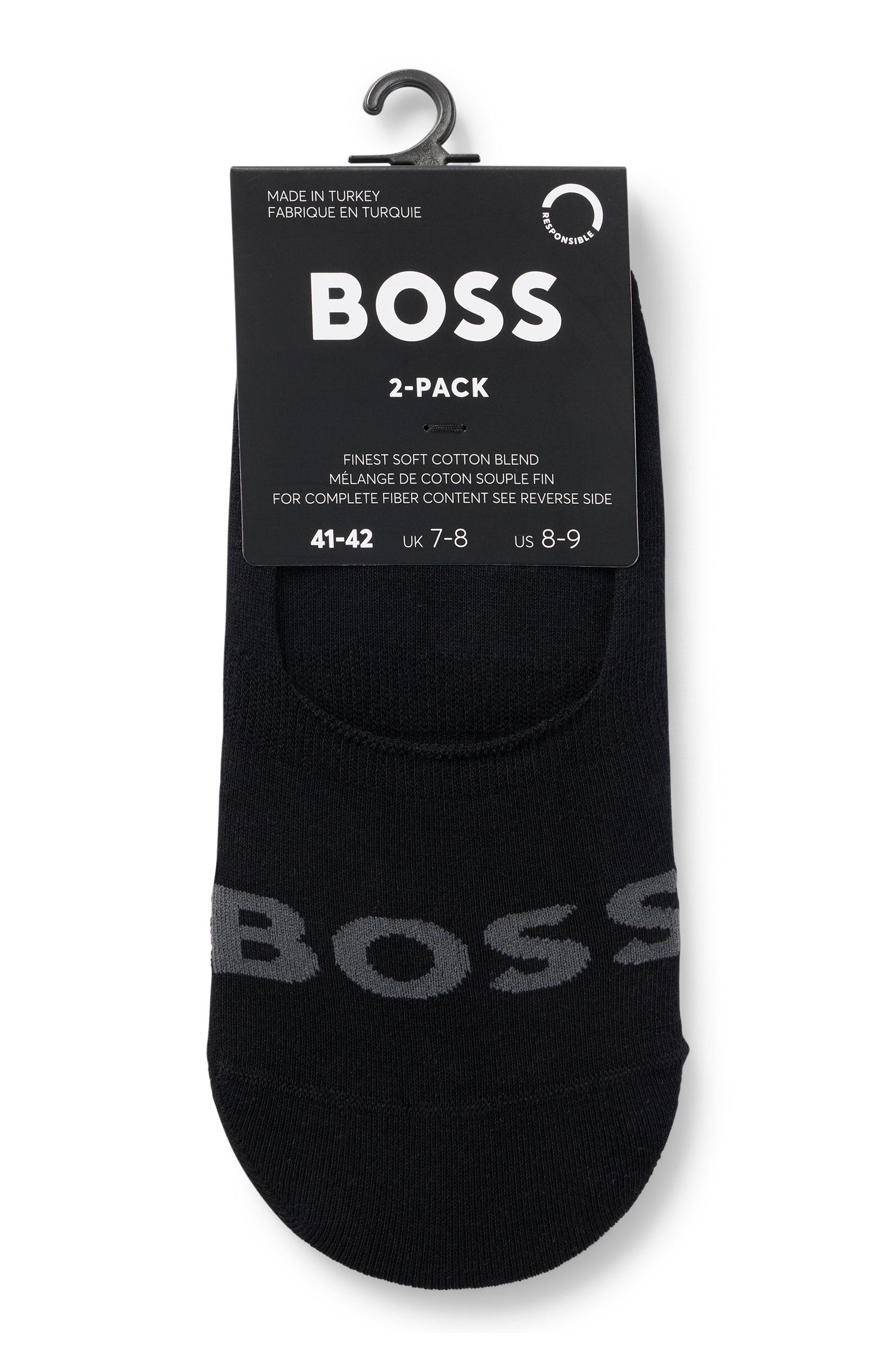 BOSS Business-sokken 2P SL Uni Logo CC (set, 2 paar, 2 stuks)