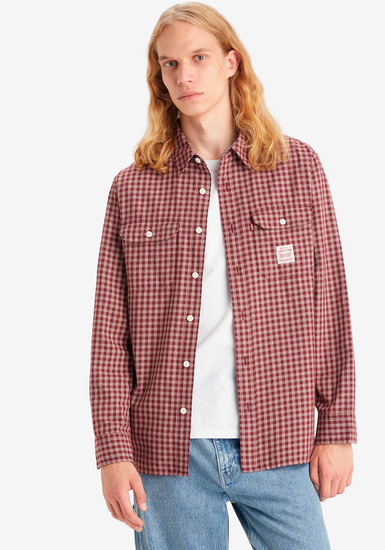 Levi's® Overhemd met lange mouwen CLASSIC WORKER -WORKWEAR REDS