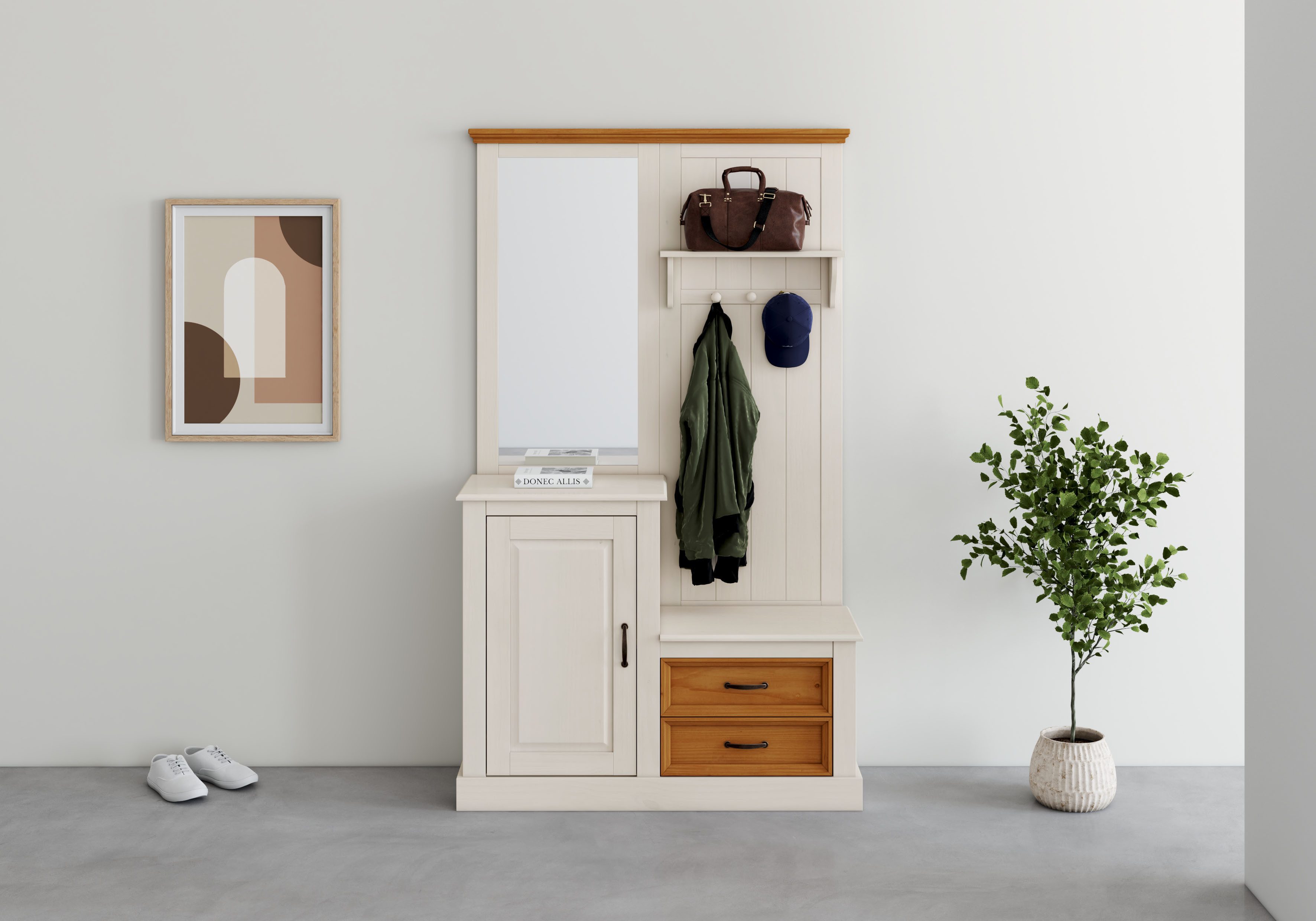 Home affaire Kledingkast Selma garderobekasten wit