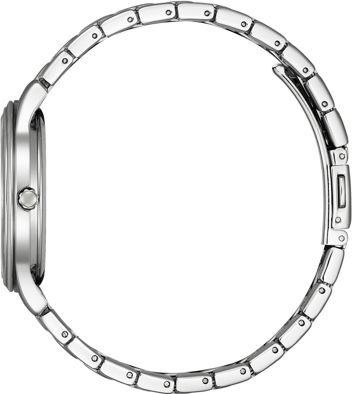 Citizen Solarhorloge Polshorloge, dameshorloge, roestvrijstalen band, batterijontladingsindicator