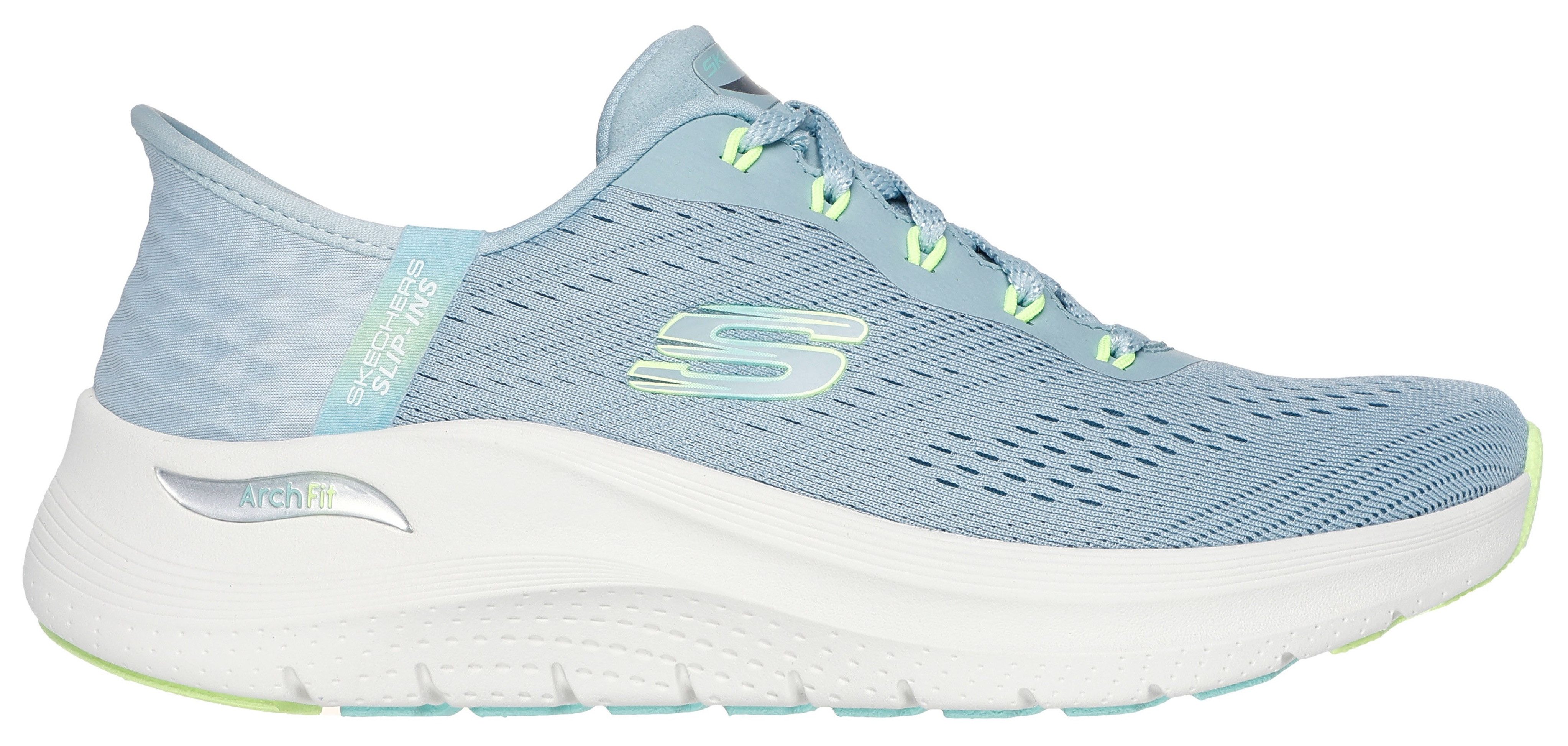 Skechers Slip-on sneakers ARCH FIT 2.0-EASY CHIC , instapschoen, vegan met elastische bungee veters