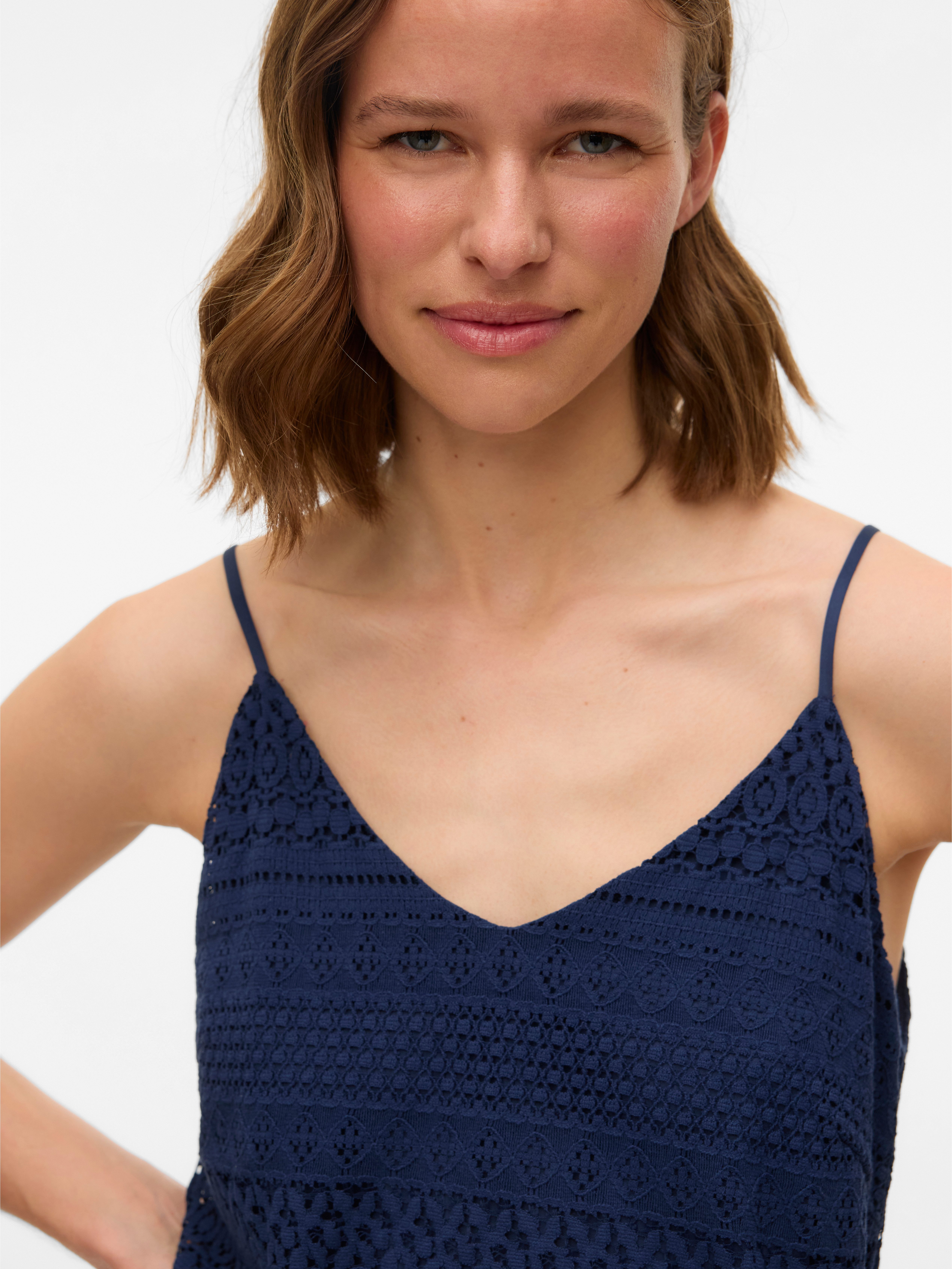Vero Moda Top met spaghettibandjes VMHONEY LACE SINGLET WVN