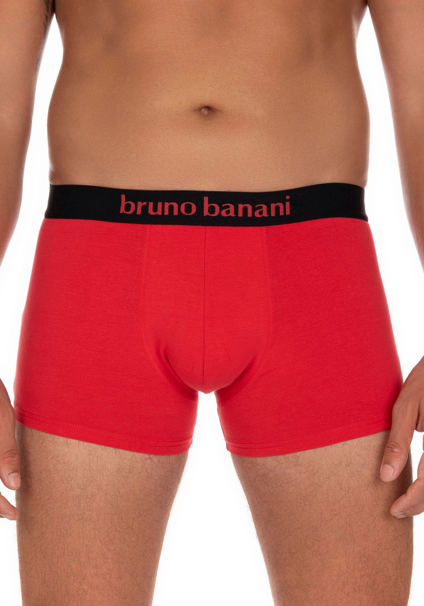 Bruno Banani Boxershort met contrasterend logo-tailleband (2 stuks, Set van 2)