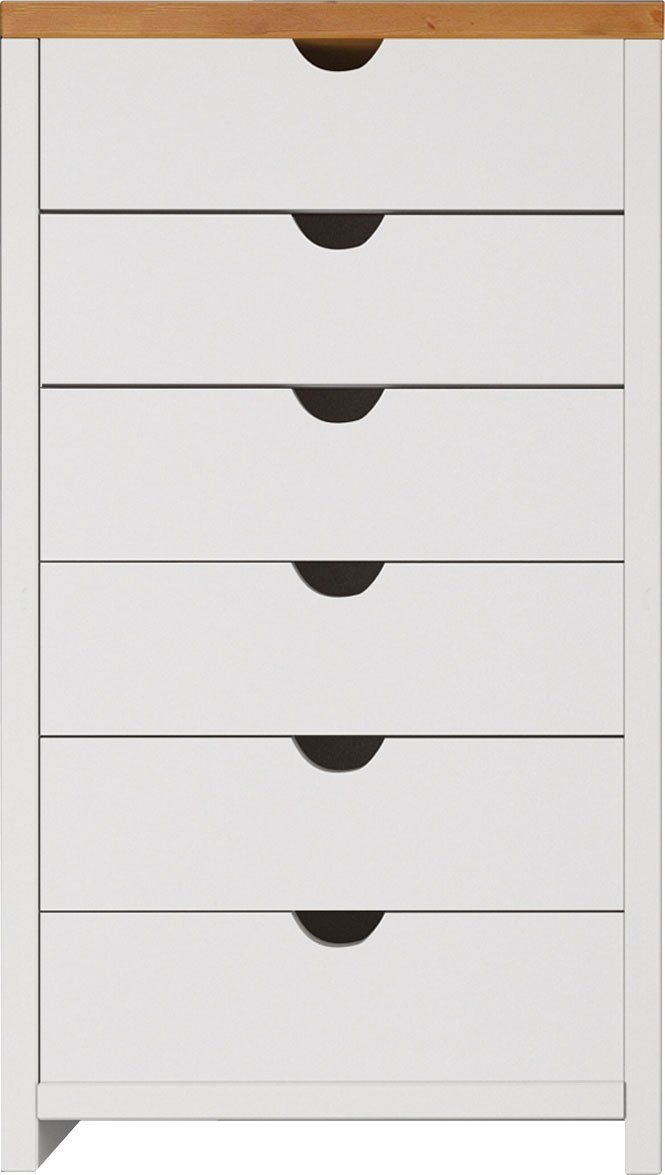 INOSIGN Kast Gava van massief grenenhout, met opbergmogelijkheden, breedte 39 cm