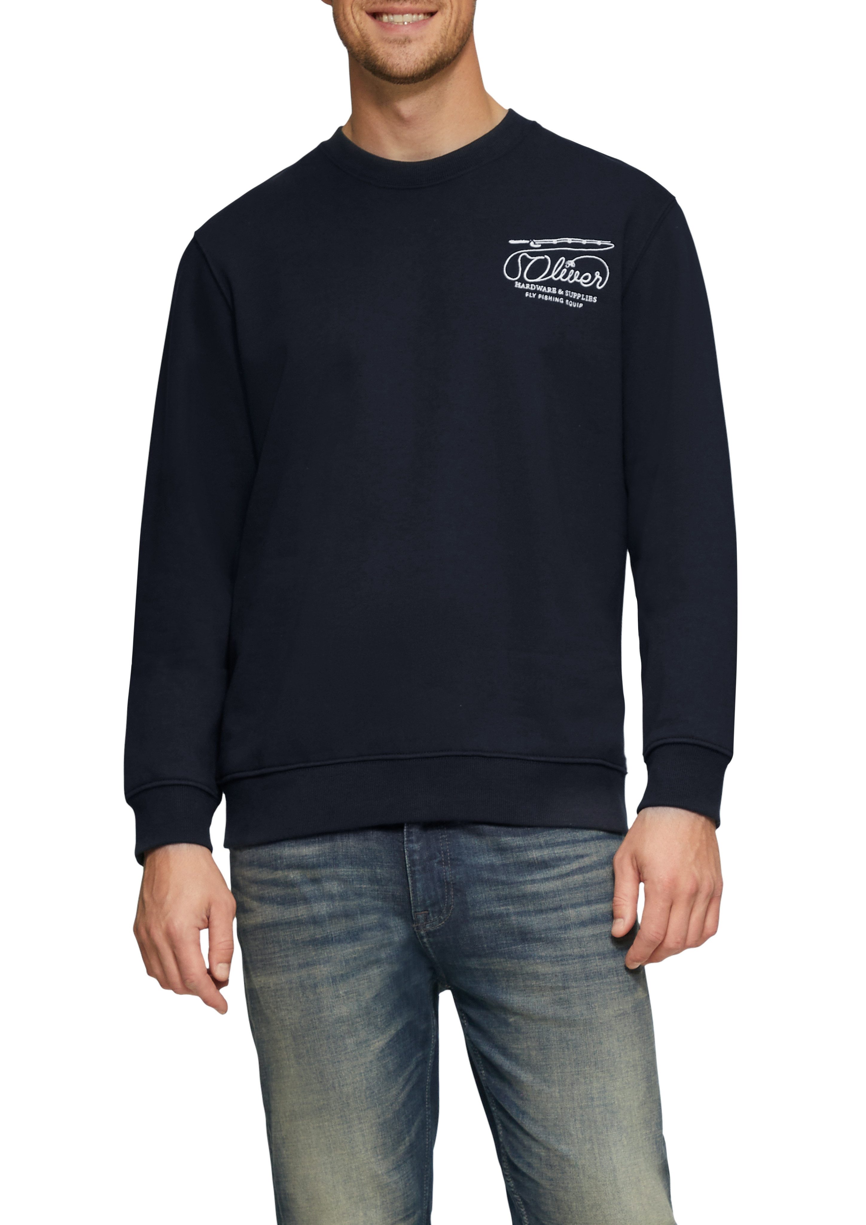 S.Oliver Sweatshirt met logoborduursel