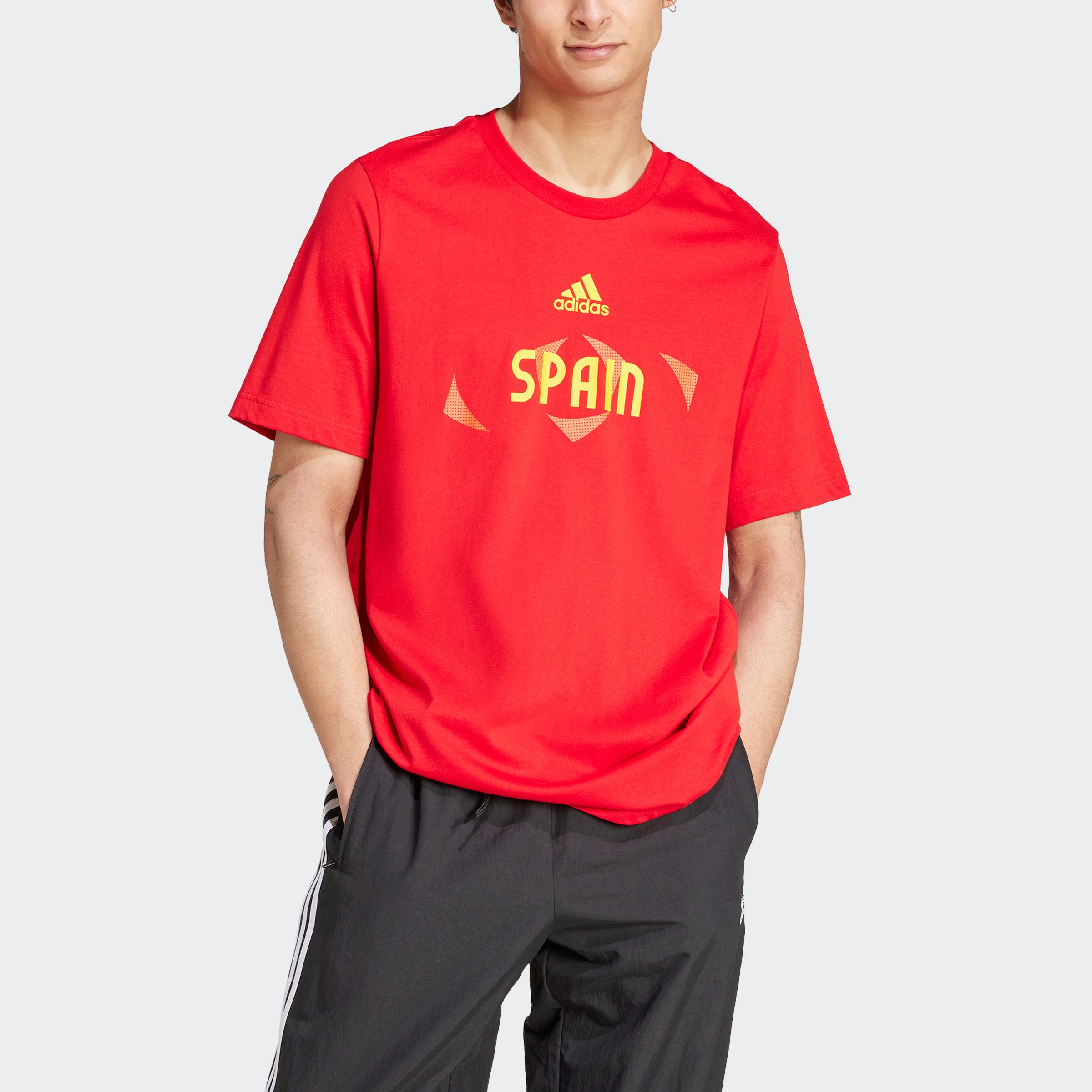 adidas Performance T-shirt SPAIN TEE heren t-shirts maat XXXL rood