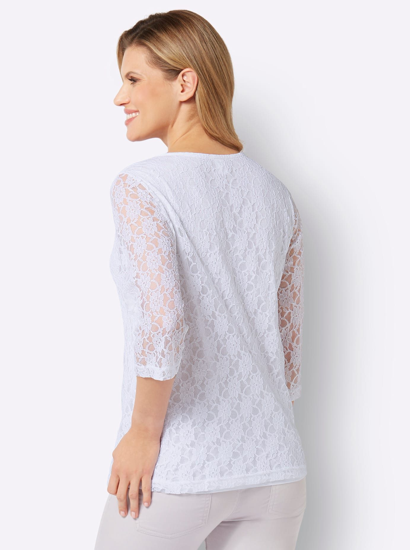 Classic Basics Kanten shirt (1-delig)