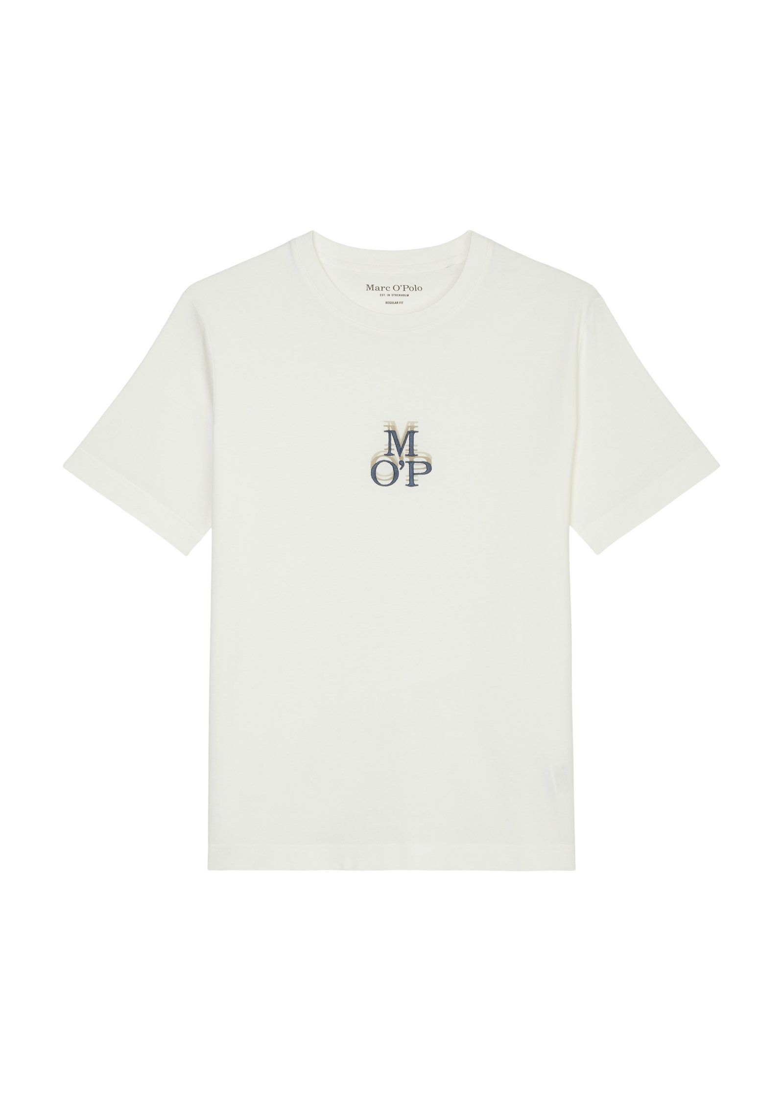 Marc O'Polo T-shirt In zachte single jersey kwaliteit, merk borduurwerk