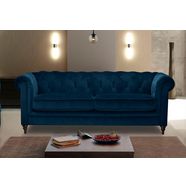 premium collection by home affaire chesterfield-bank chambal met klassieke capitonnage groen