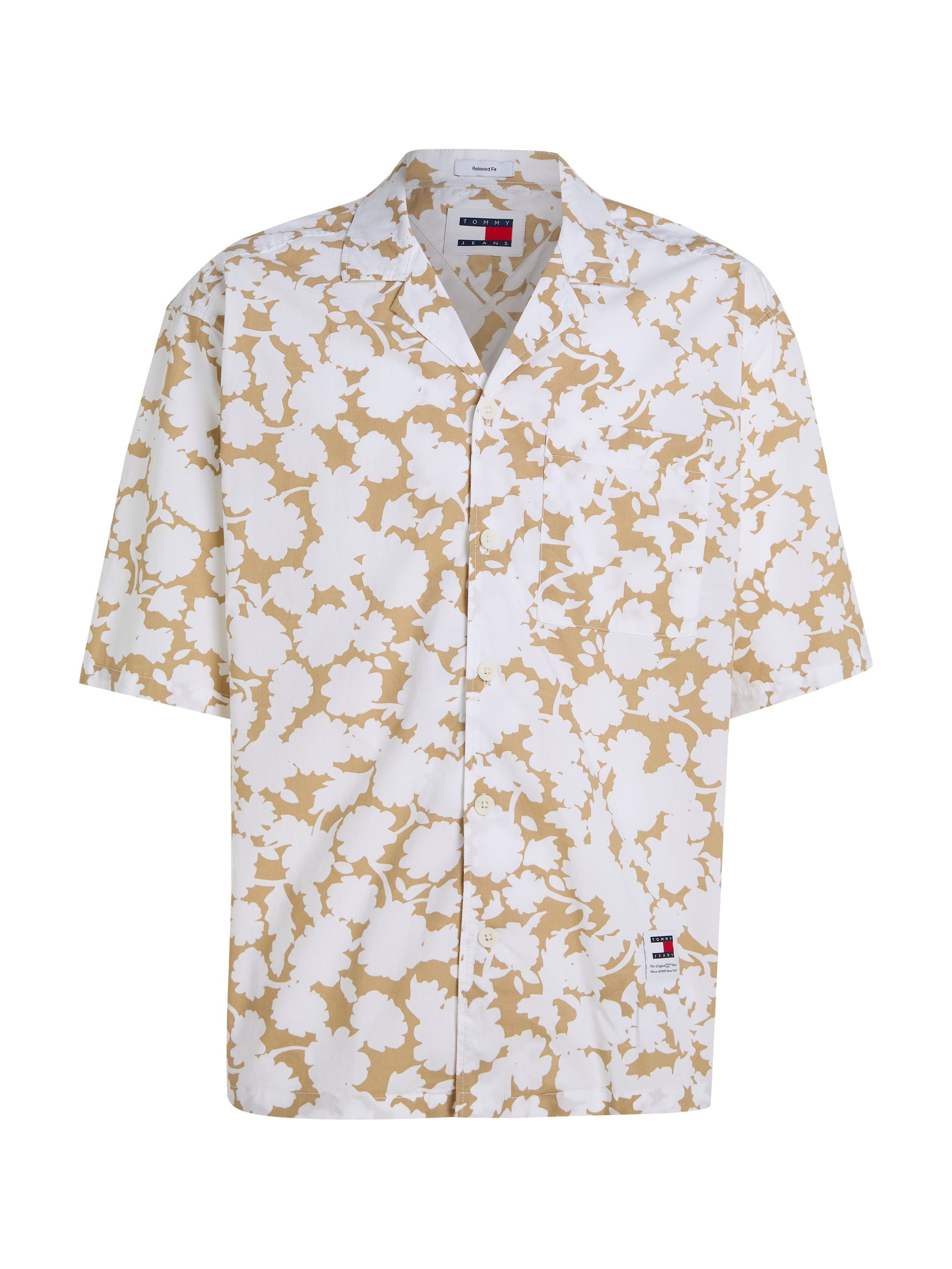 TOMMY JEANS Overhemd met korte mouwen TJM RLX FLORAL AOP CAMP SHIRT